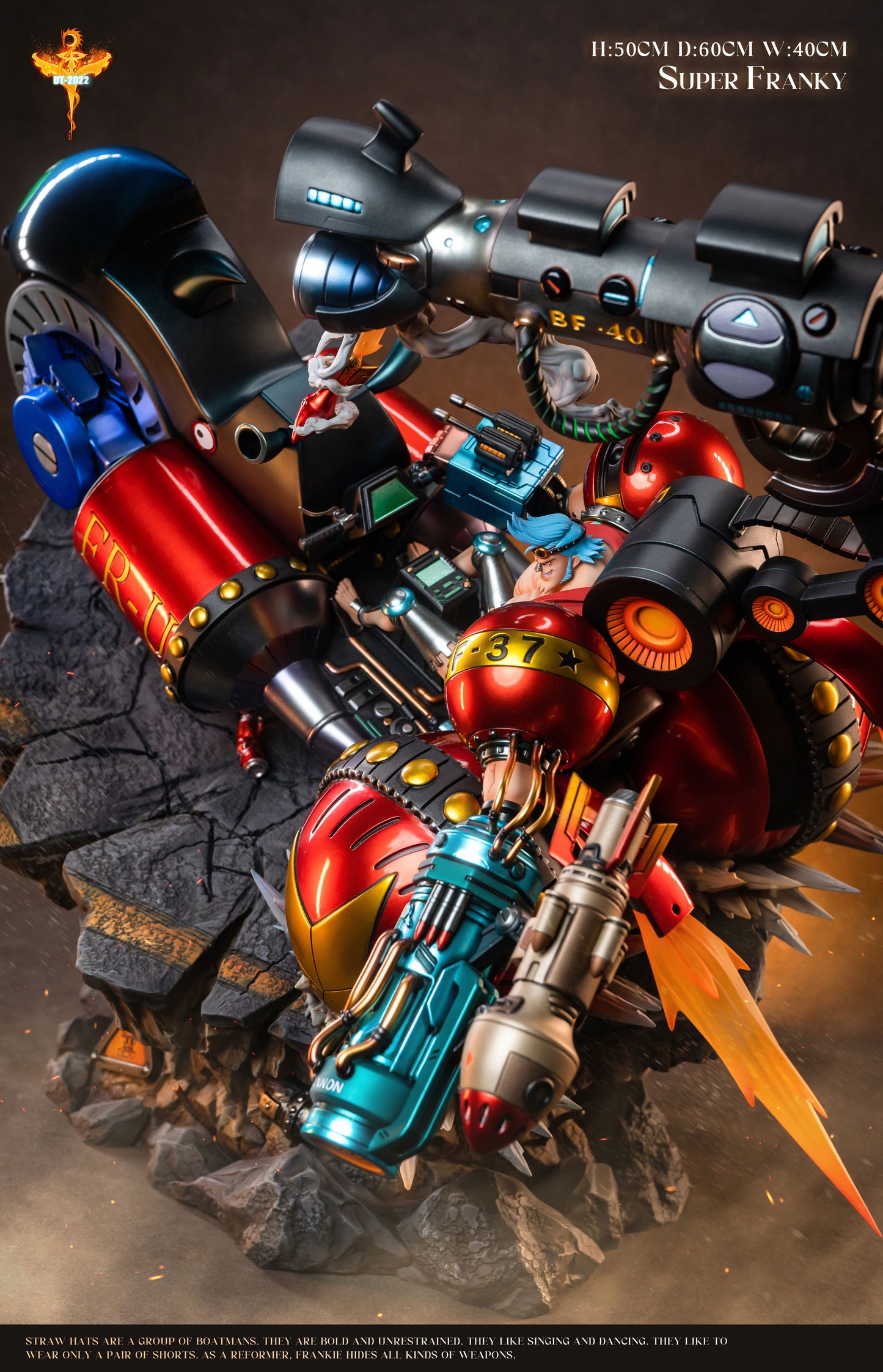 DT STUDIO – ONE PIECE: BF-37 ARMOURED FRANKY AND BLACK RHINO FR-U IV [SOLD OUT]