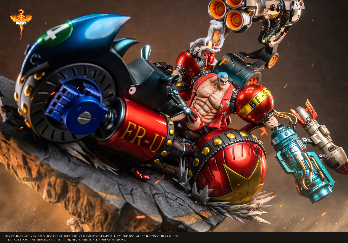 DT STUDIO – ONE PIECE: BF-37 ARMOURED FRANKY AND BLACK RHINO FR-U IV [SOLD OUT]
