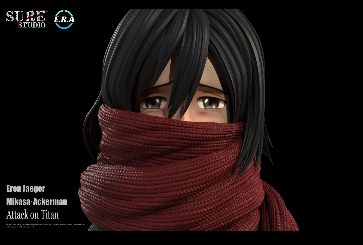 E.R.A x SURE STUDIO – ATTACK ON TITAN: EREN & MIKASA [IN STOCK]