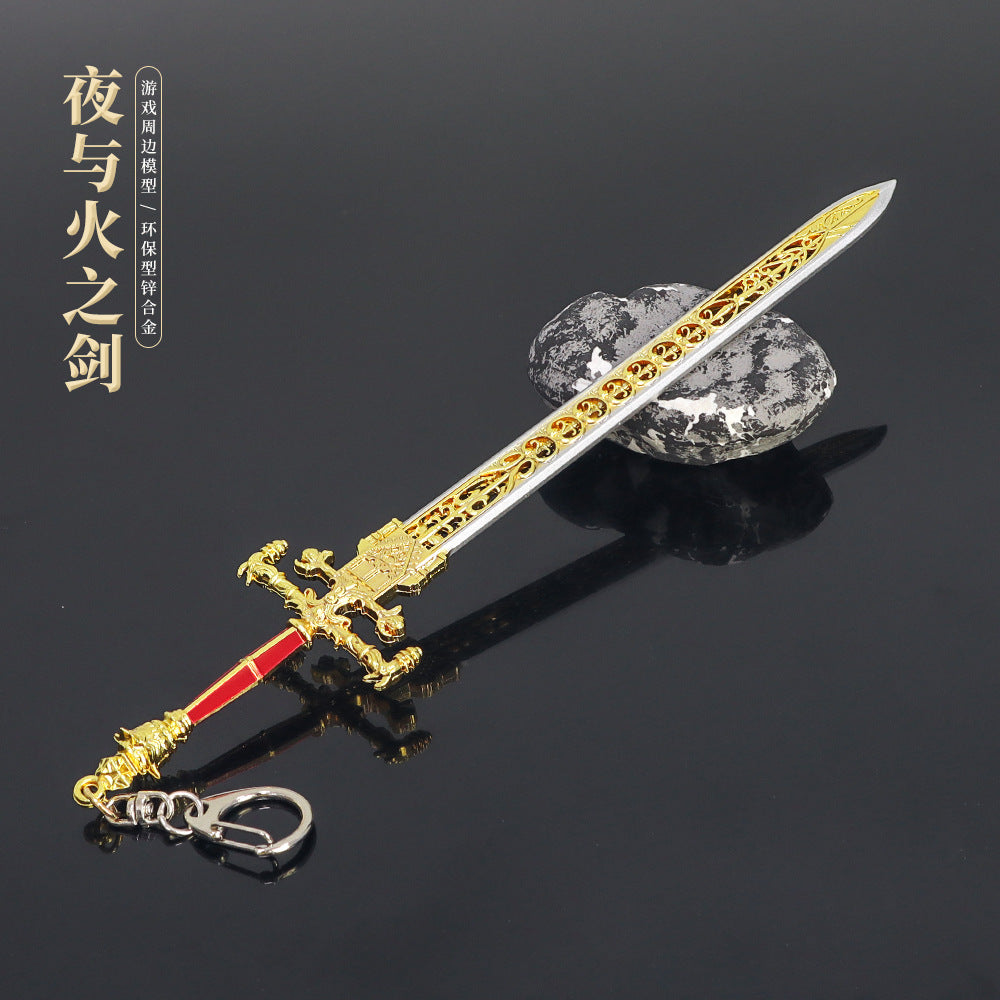 ELDEN RING – SWORD OF NIGHT AND FLAME KEYCHAIN