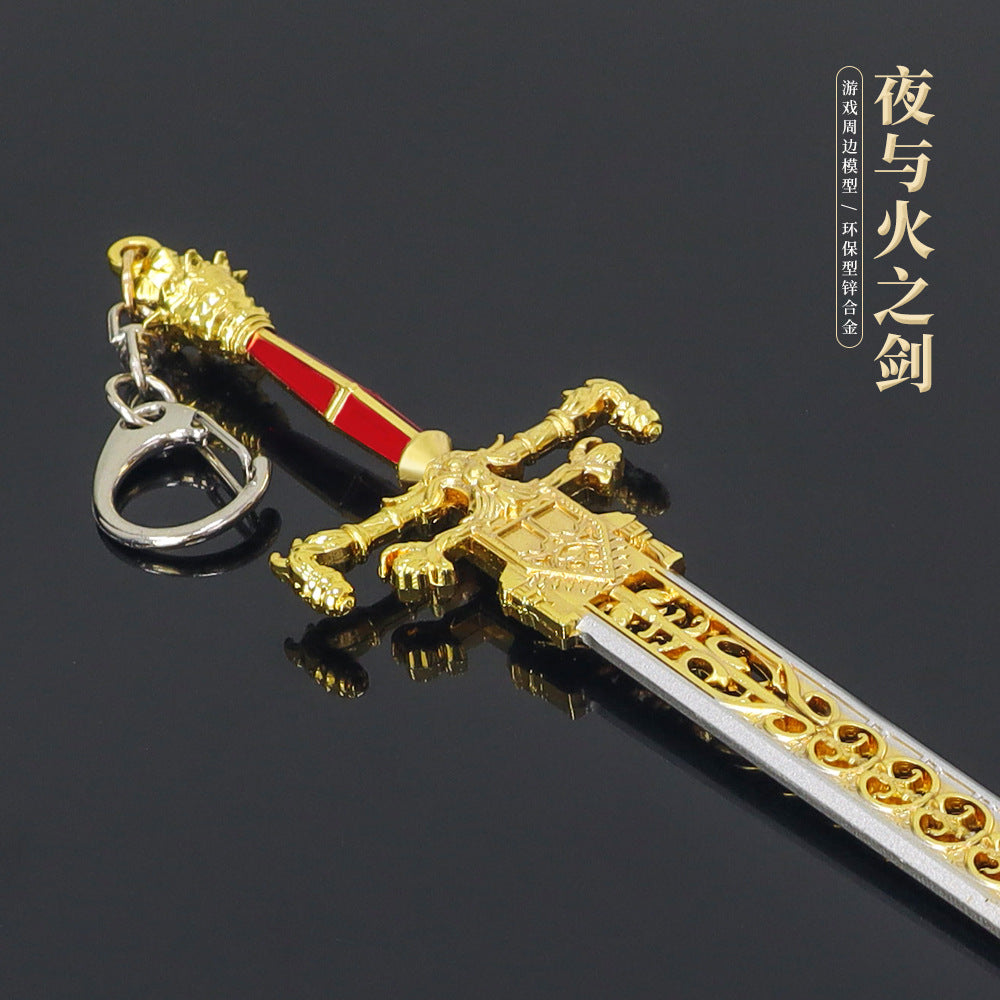 ELDEN RING – SWORD OF NIGHT AND FLAME KEYCHAIN