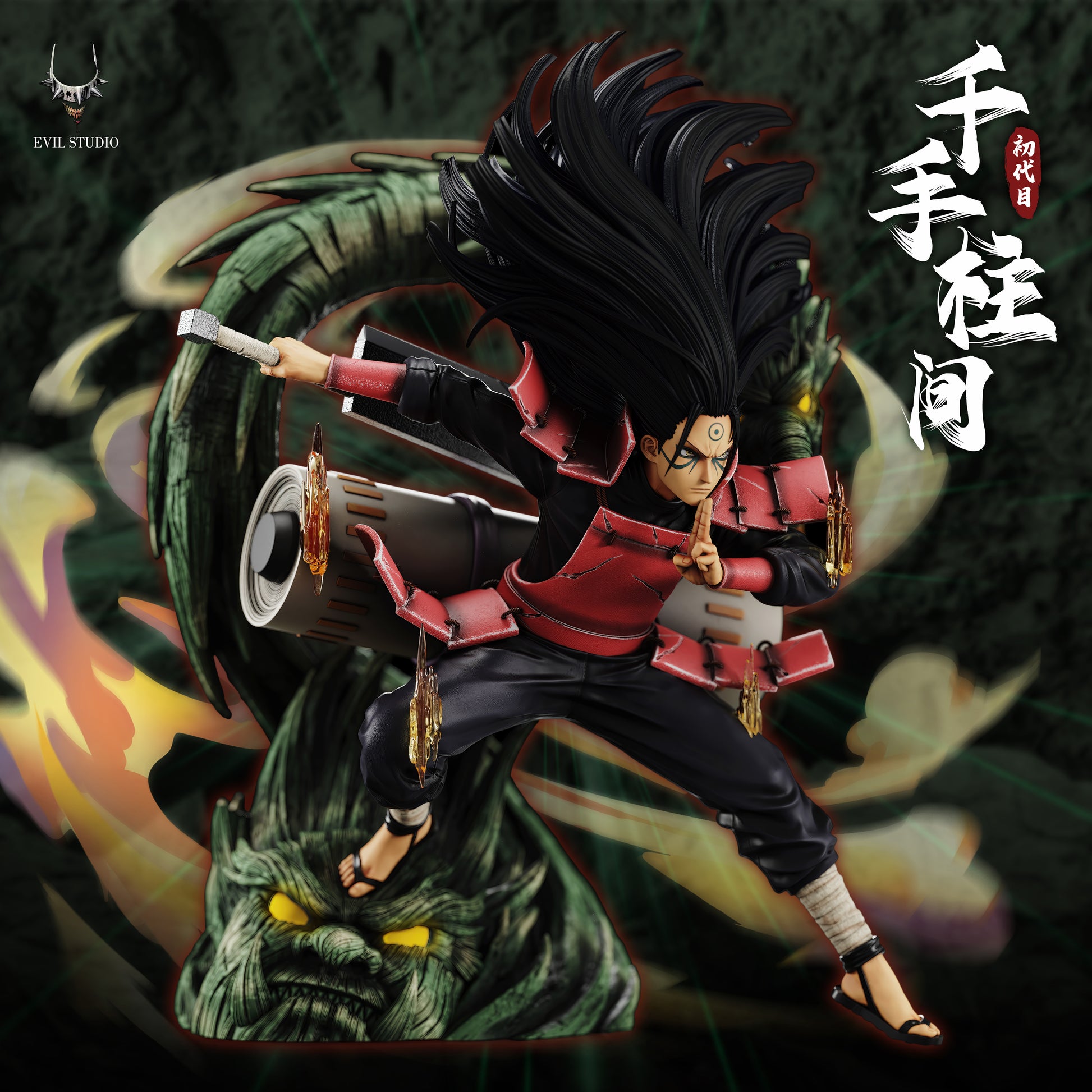 EVIL STUDIO – NARUTO: HOKAGE SERIES 2. THE FIRST HOKAGE, HASHIRAMA SEN – FF  COLLECTIBLES