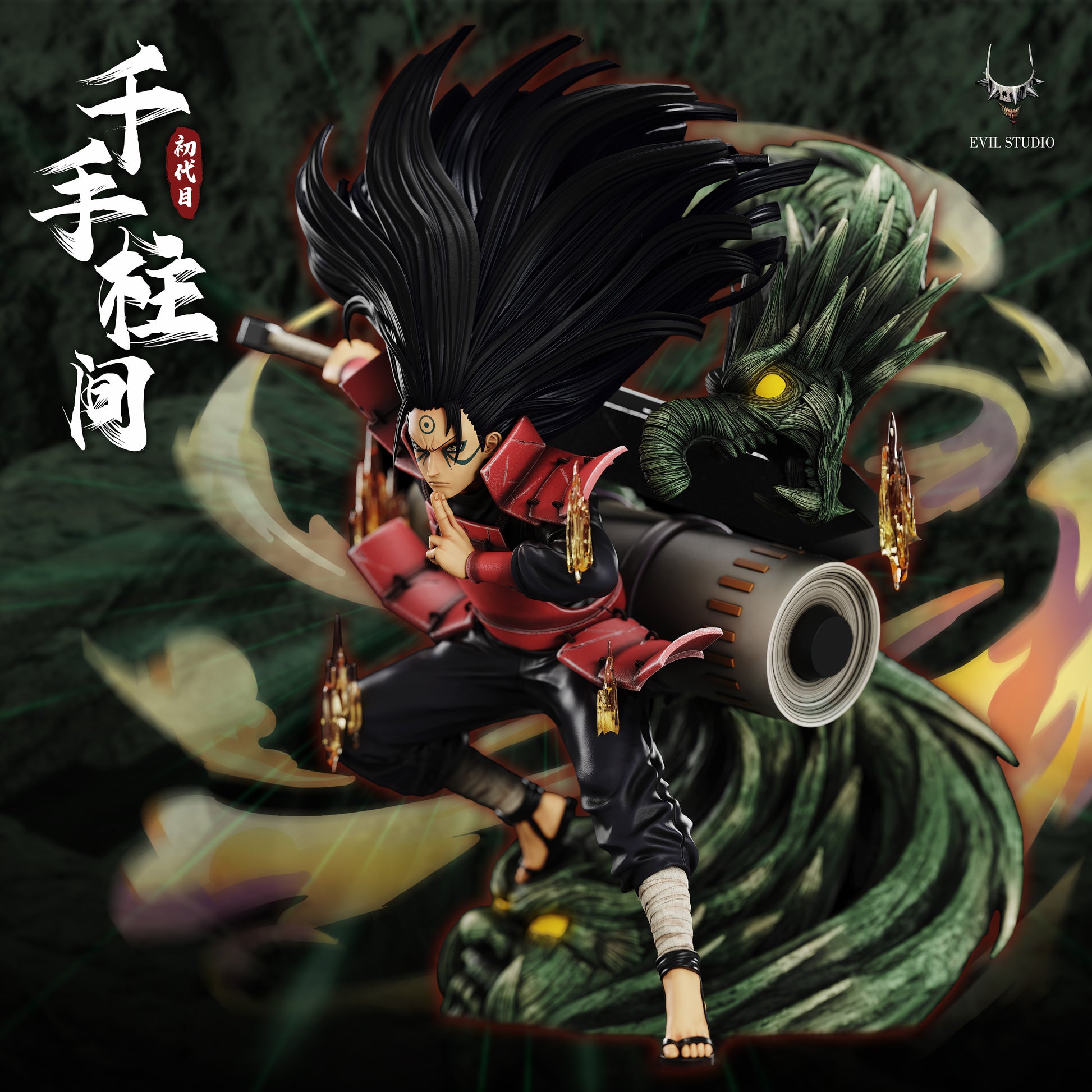 EVIL STUDIO – NARUTO: HOKAGE SERIES 2. THE FIRST HOKAGE, HASHIRAMA SEN – FF  COLLECTIBLES