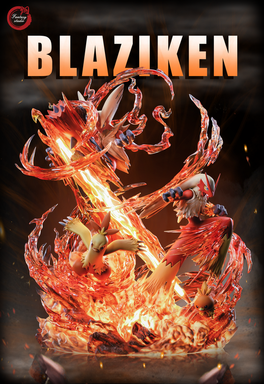 FANTASY STUDIO – POKEMON: GX EVOLUTION SERIES 8. BLAZIKEN FAMILY [SOLD OUT]
