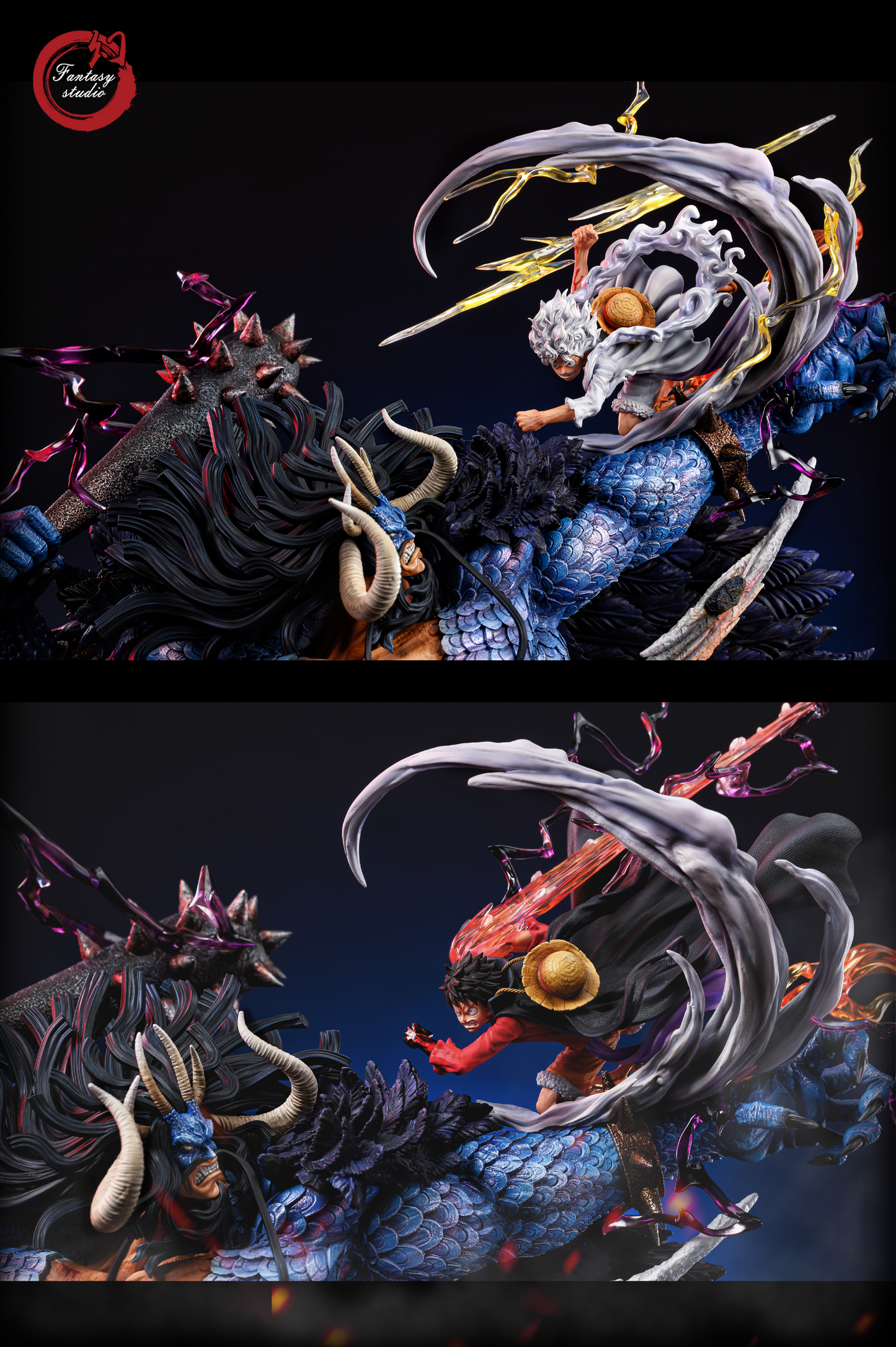 FANTASY STUDIO – ONE PIECE: LARGE STATUE SERIES 1. NIKA LUFFY VS KAIDO [SOLD OUT]