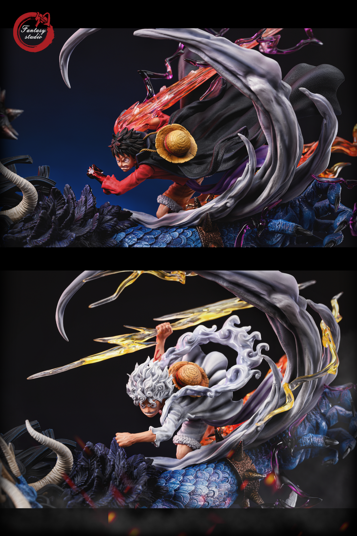 FANTASY STUDIO – ONE PIECE: LARGE STATUE SERIES 1. NIKA LUFFY VS KAIDO [SOLD OUT]