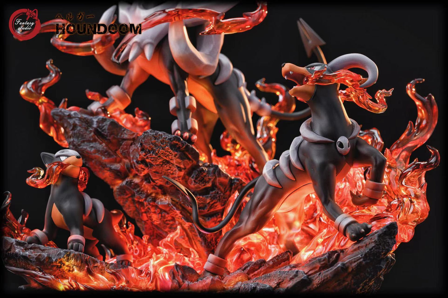 FANTASY STUDIO – POKEMON: GX EVOLUTION SERIES 10. HOUNDOOM FAMILY [IN STOCK]