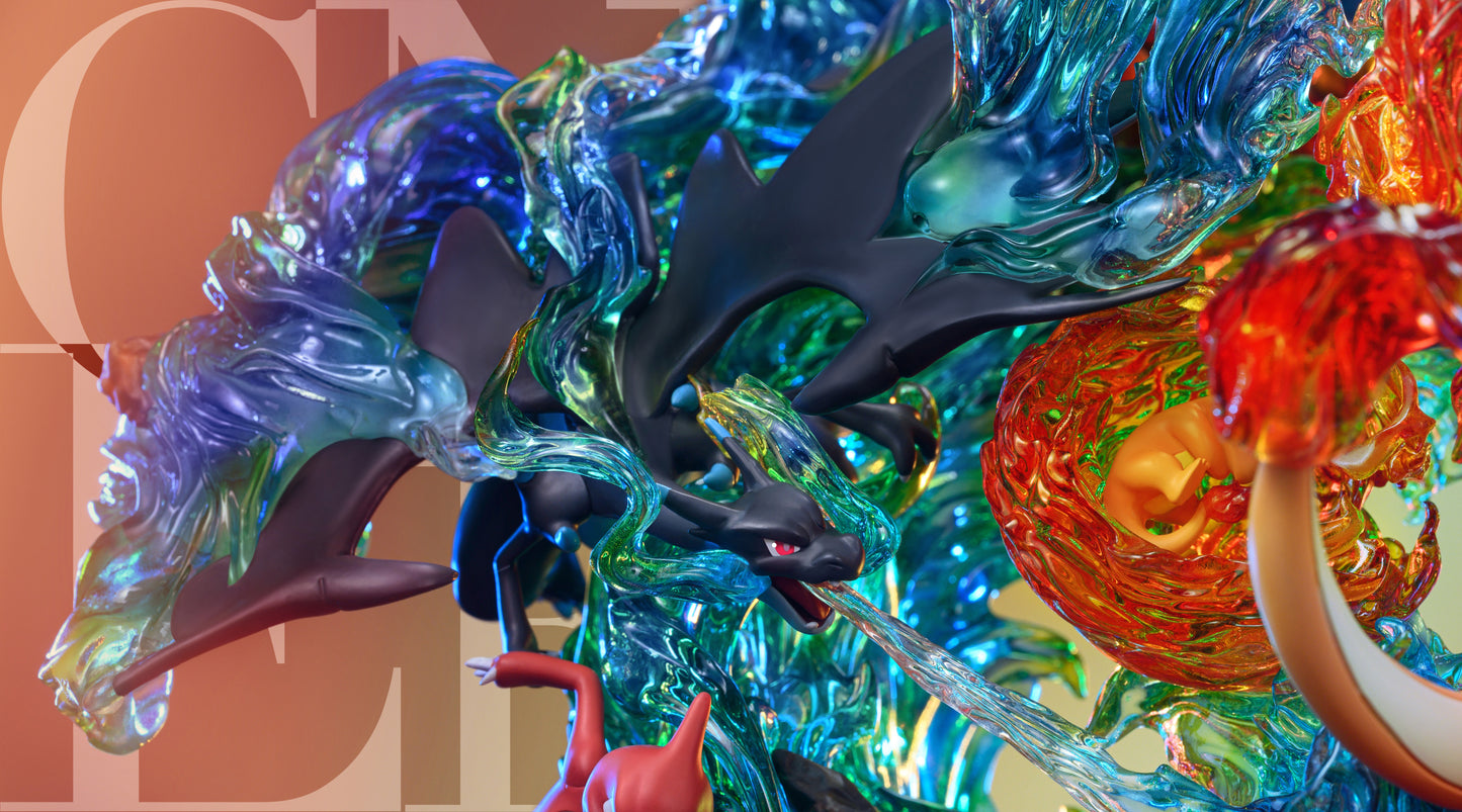 GENE STUDIO – POKEMON: POETRY SERIES 2. YIN AND YANG EVOLUTION OF CHARIZARD [IN STOCK]
