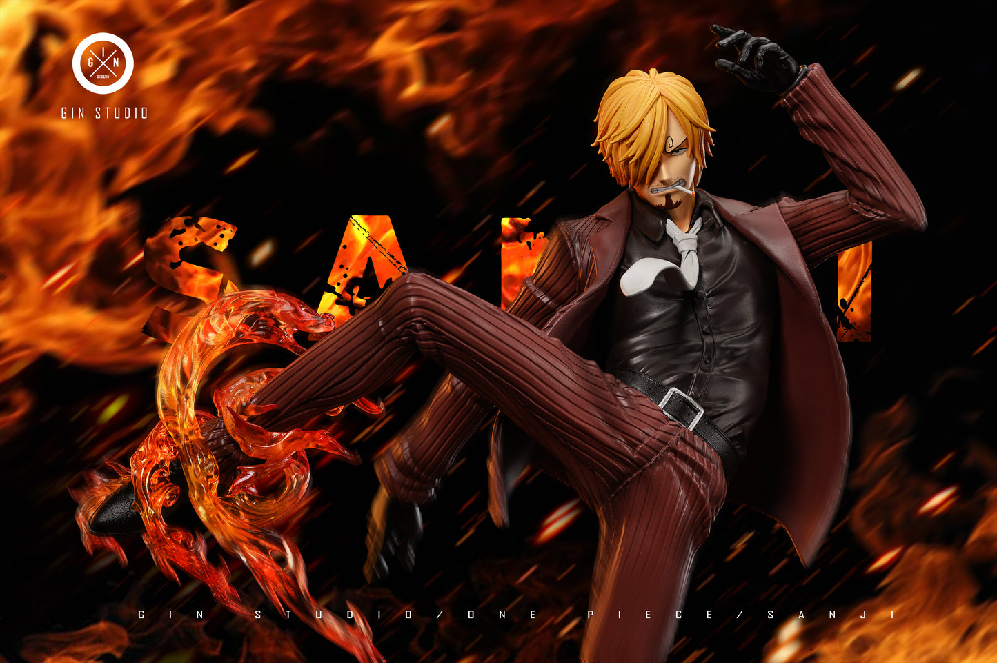 GIN STUDIO – ONE PIECE: NEW WORLD SERIES 2. BLACK LEG SANJI [PRE-ORDER]