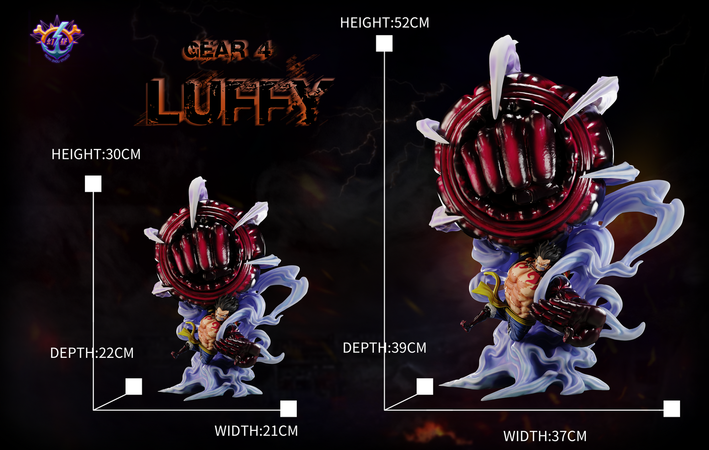 HUAN ZHOU STUDIO – ONE PIECE: GEAR FOURTH LUFFY [SOLD OUT]