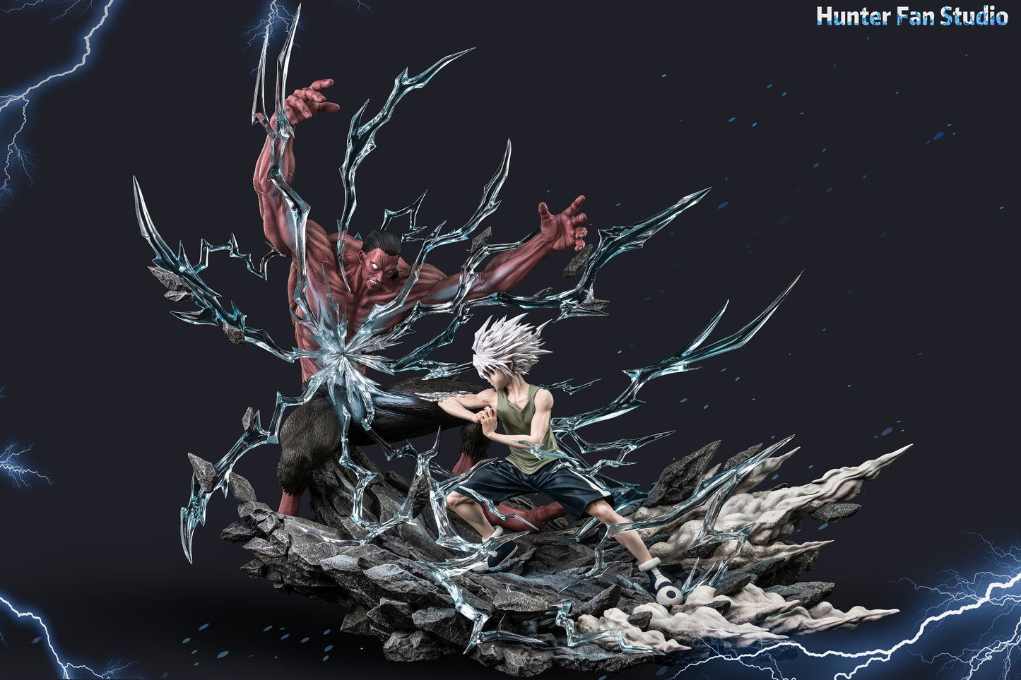 HUNTER FAN STUDIO – HUNTER x HUNTER: BATTLE SERIES 1. GODSPEED KILLUA VS YOUPI [IN STOCK]