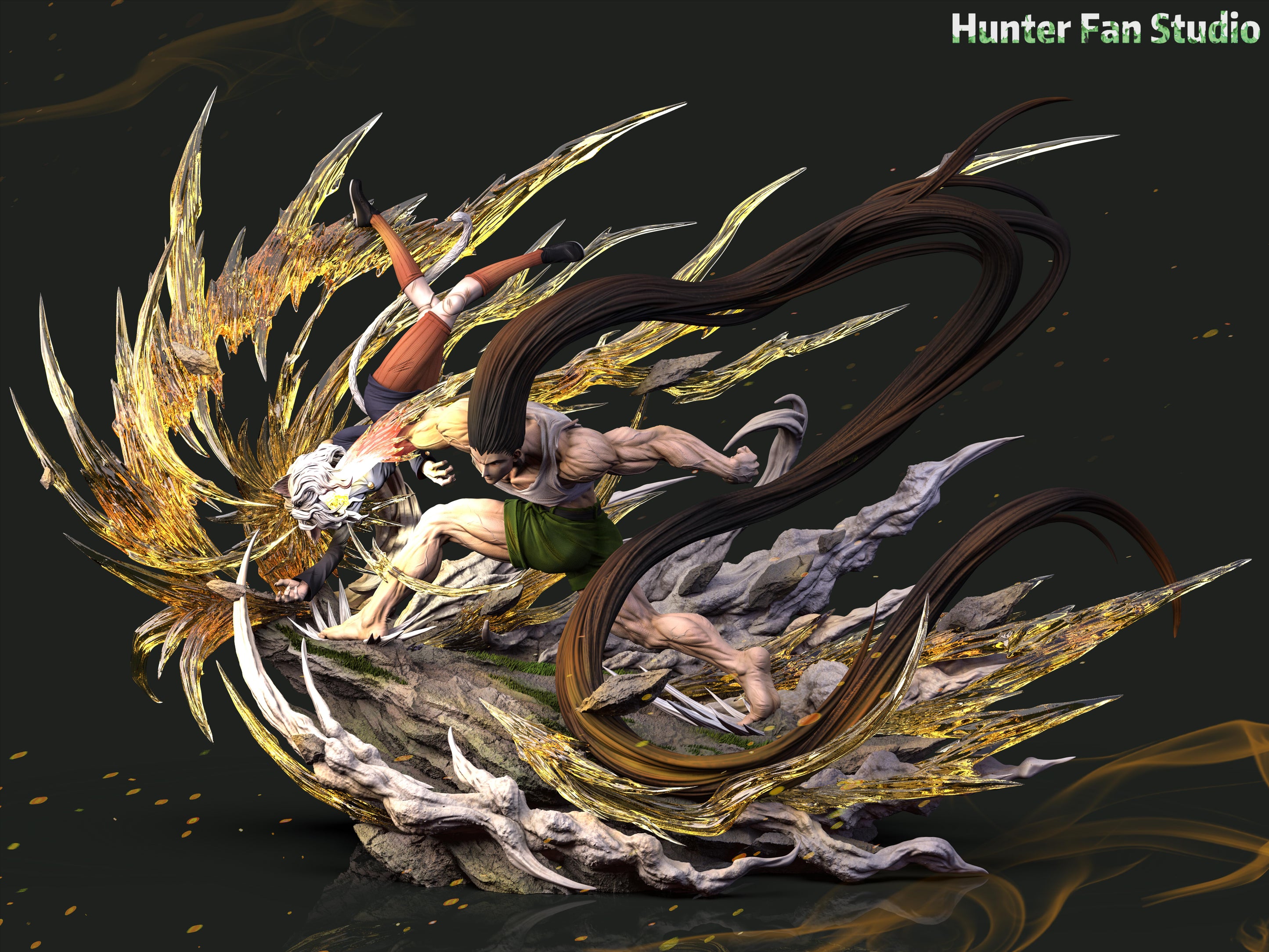 HUNTER FAN STUDIO HUNTER x HUNTER BATTLE SERIES 2. GON VS NEFERPITO