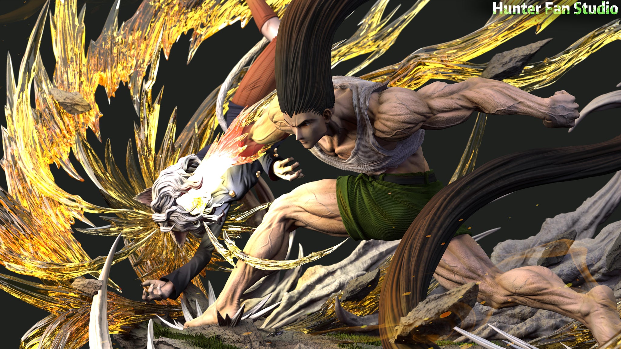 HUNTER FAN STUDIO HUNTER x HUNTER BATTLE SERIES 2. GON VS NEFERPITO