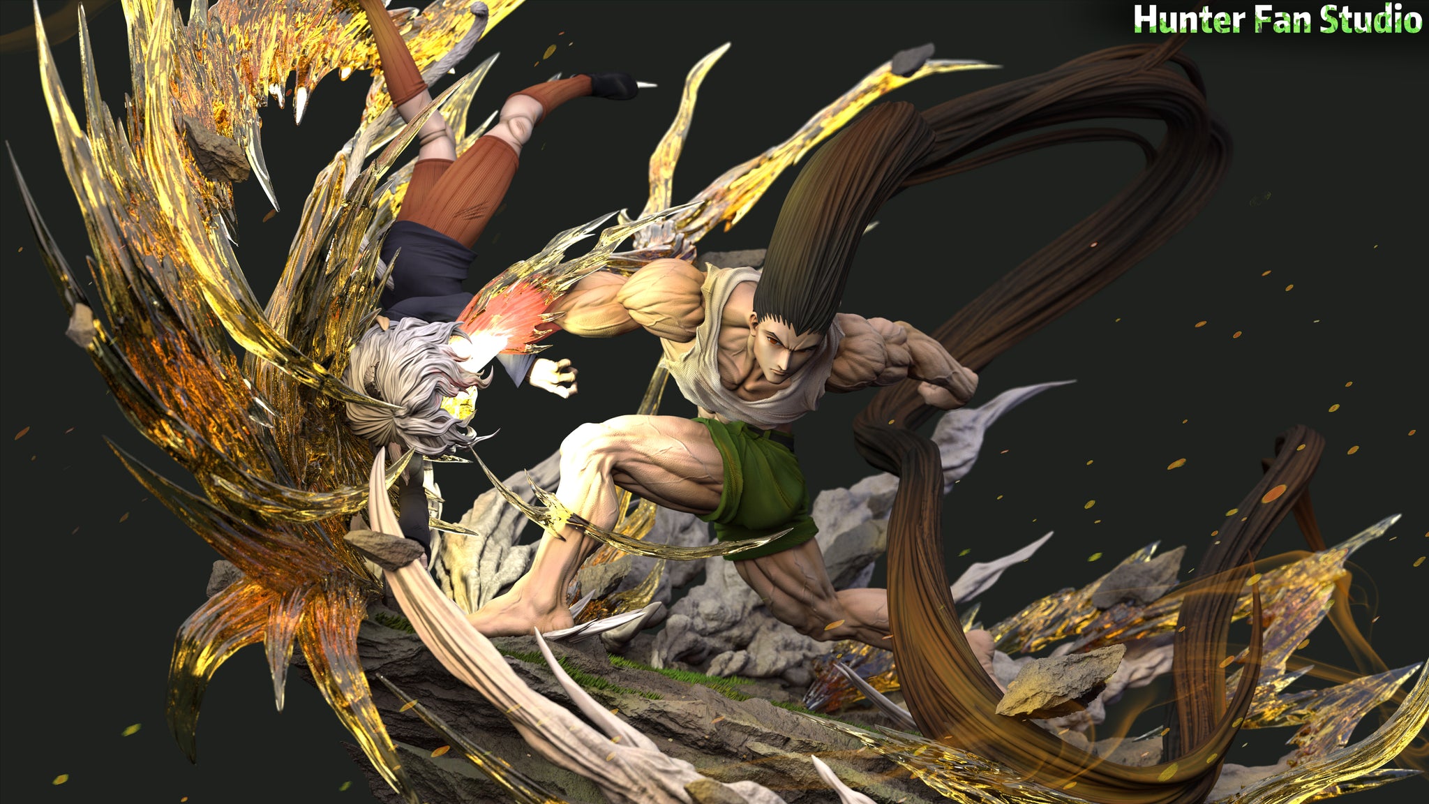 HUNTER FAN STUDIO HUNTER x HUNTER BATTLE SERIES 2. GON VS NEFERPITO