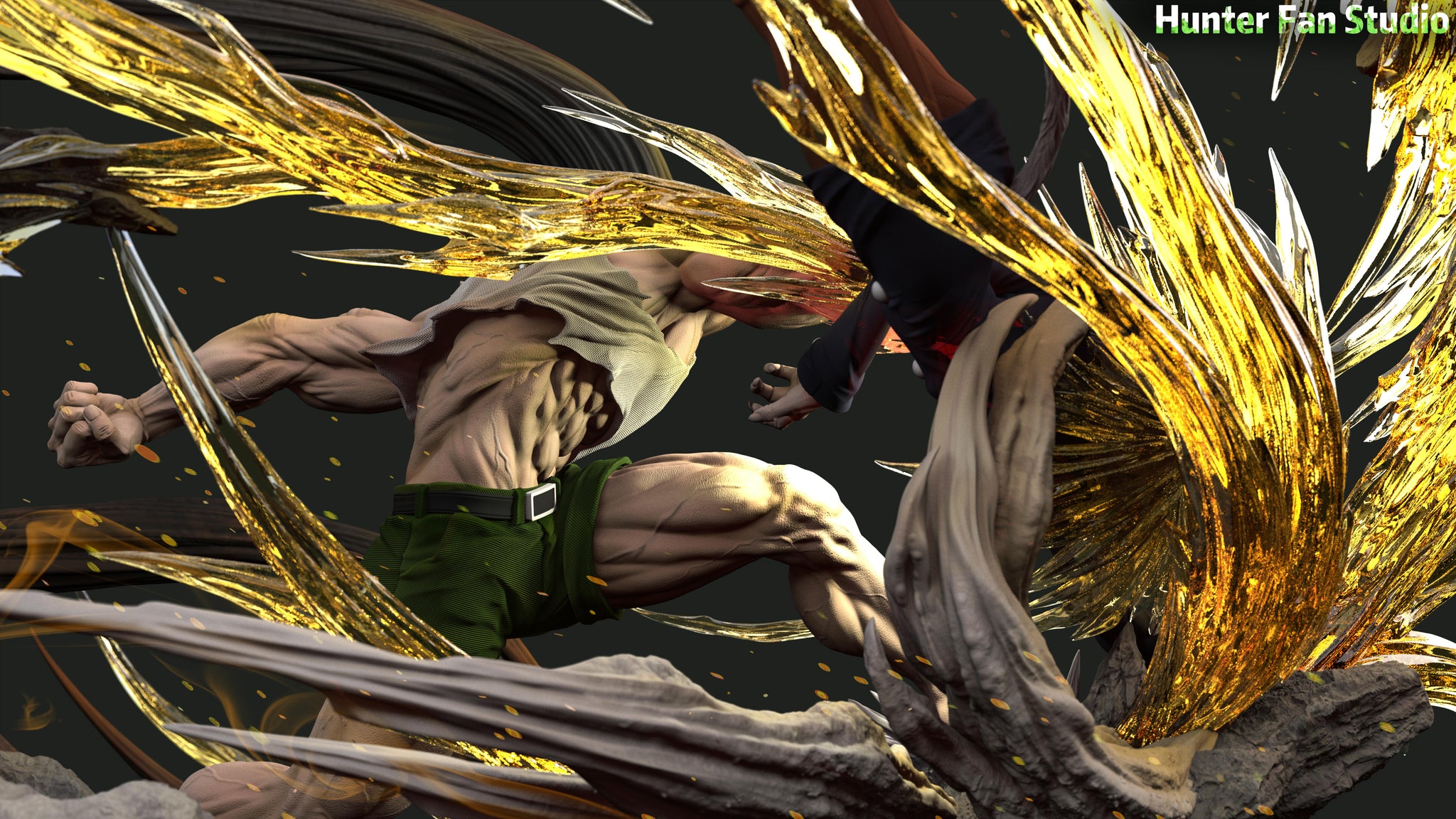 HUNTER FAN STUDIO HUNTER x HUNTER BATTLE SERIES 2. GON VS NEFERPITO