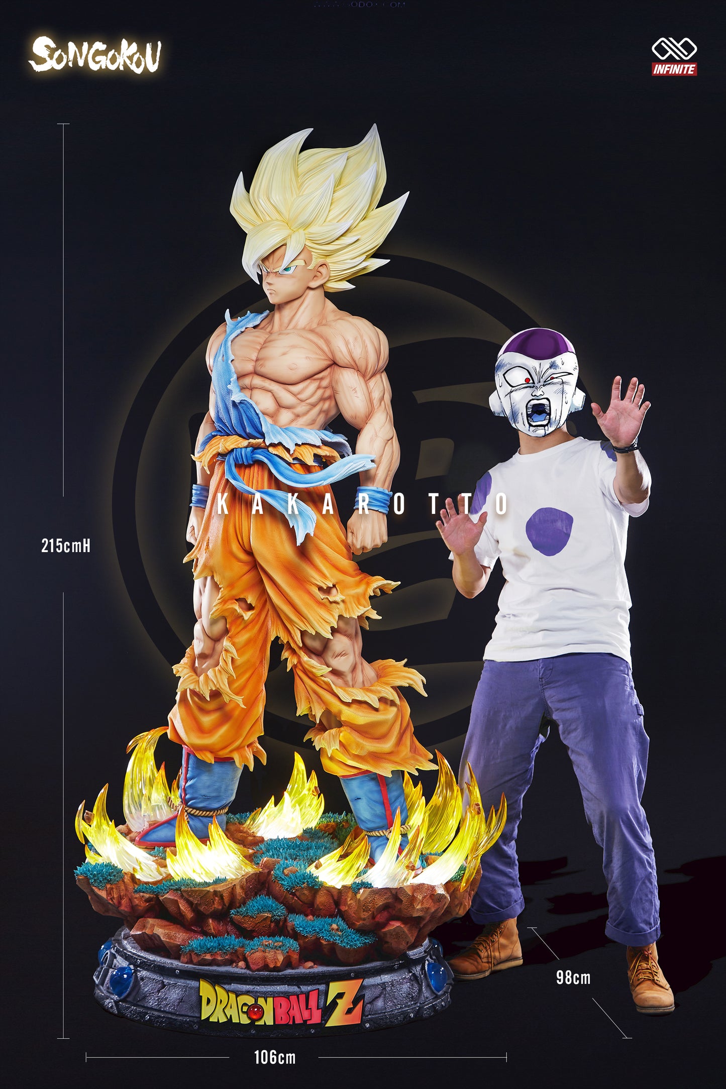 INFINITE STUDIO – DRAGON BALL Z: SUPER SAIYAN GOKU 1/1 [PRE-ORDER]