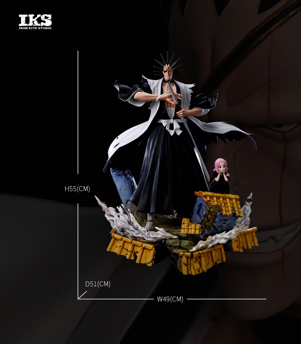 IRON KITE STUDIO – BLEACH: KENPACHI ZARAKI 1/4 (LICENSED) [SOLD OUT]