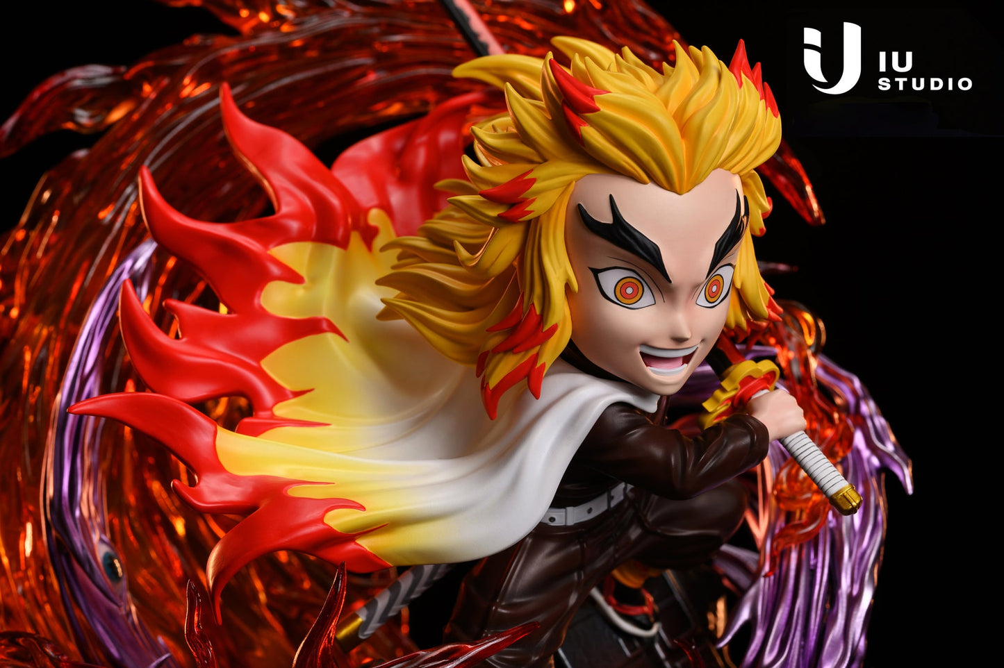 IU STUDIO – DEMON SLAYER: SD HASHIRA SERIES - FLAME HASHIRA KYOJURO RENGOKU [SOLD OUT]