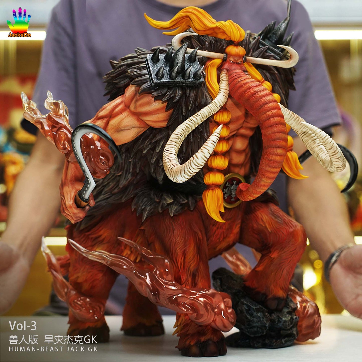 JACKSDO STUDIO – ONE PIECE: BEAST PIRATES ALL-STAR HYBRID HUMAN-BEAST FORM JACK [SOLD OUT]