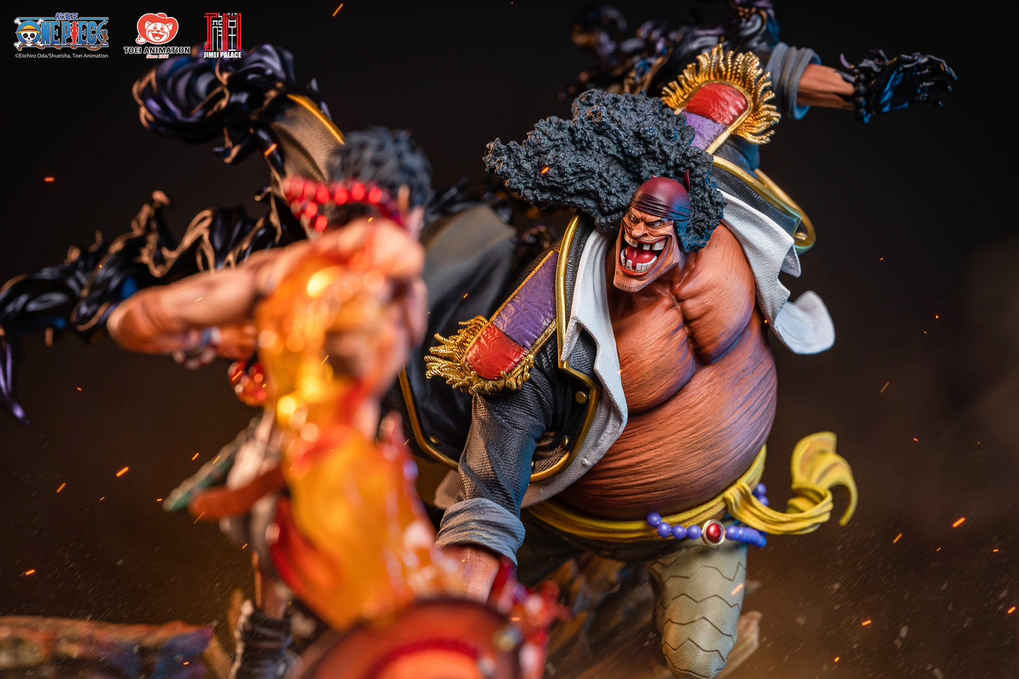 JIMEI PALACE STUDIO – ONE PIECE: MINI STATUE SERIES, PORTGAS D. ACE VS MARSHALL D. TEACH (LICENSED) [IN STOCK]
