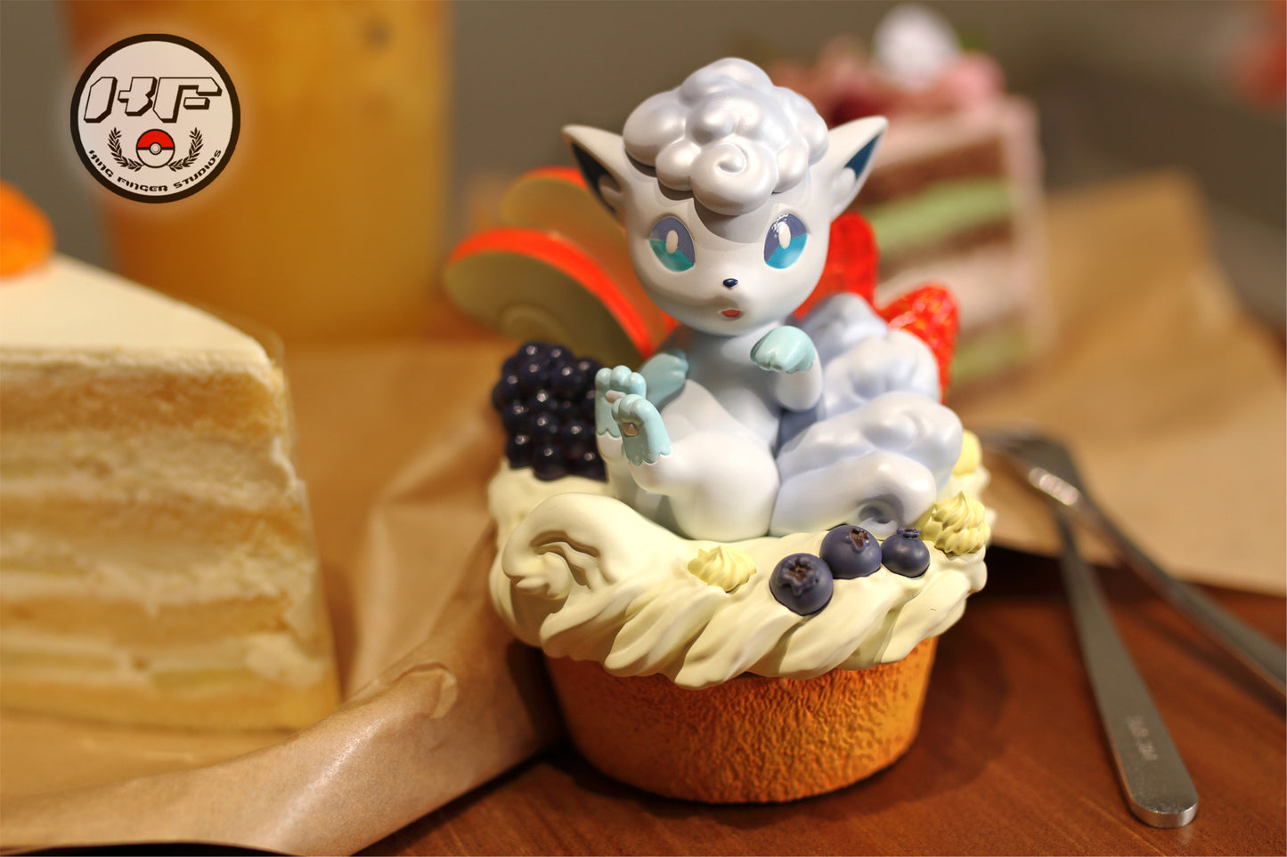 KING FINGER STUDIO – POKEMON: FRUIT TART ALOLAN VULPIX AND SOUFFLE VULPIX [IN STOCK]