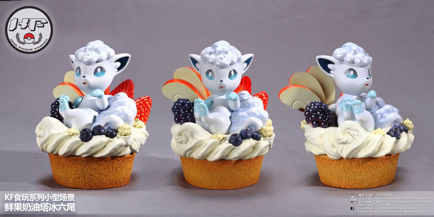 KING FINGER STUDIO – POKEMON: FRUIT TART ALOLAN VULPIX AND SOUFFLE VULPIX [IN STOCK]