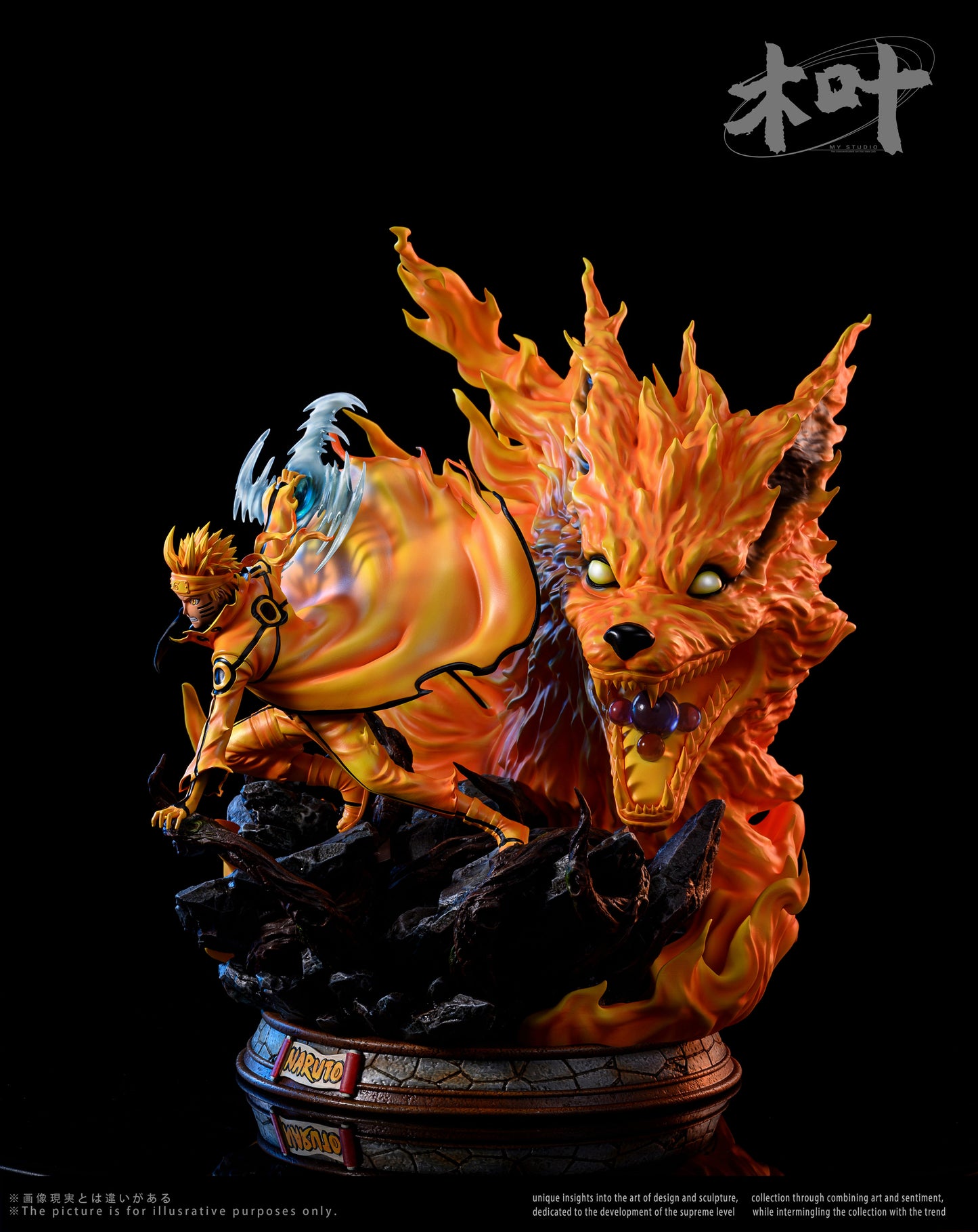KONOHA STUDIO – NARUTO: 4TH GREAT SHINOBI WAR KURAMA CHAKRA MODE NARUTO [SOLD OUT]