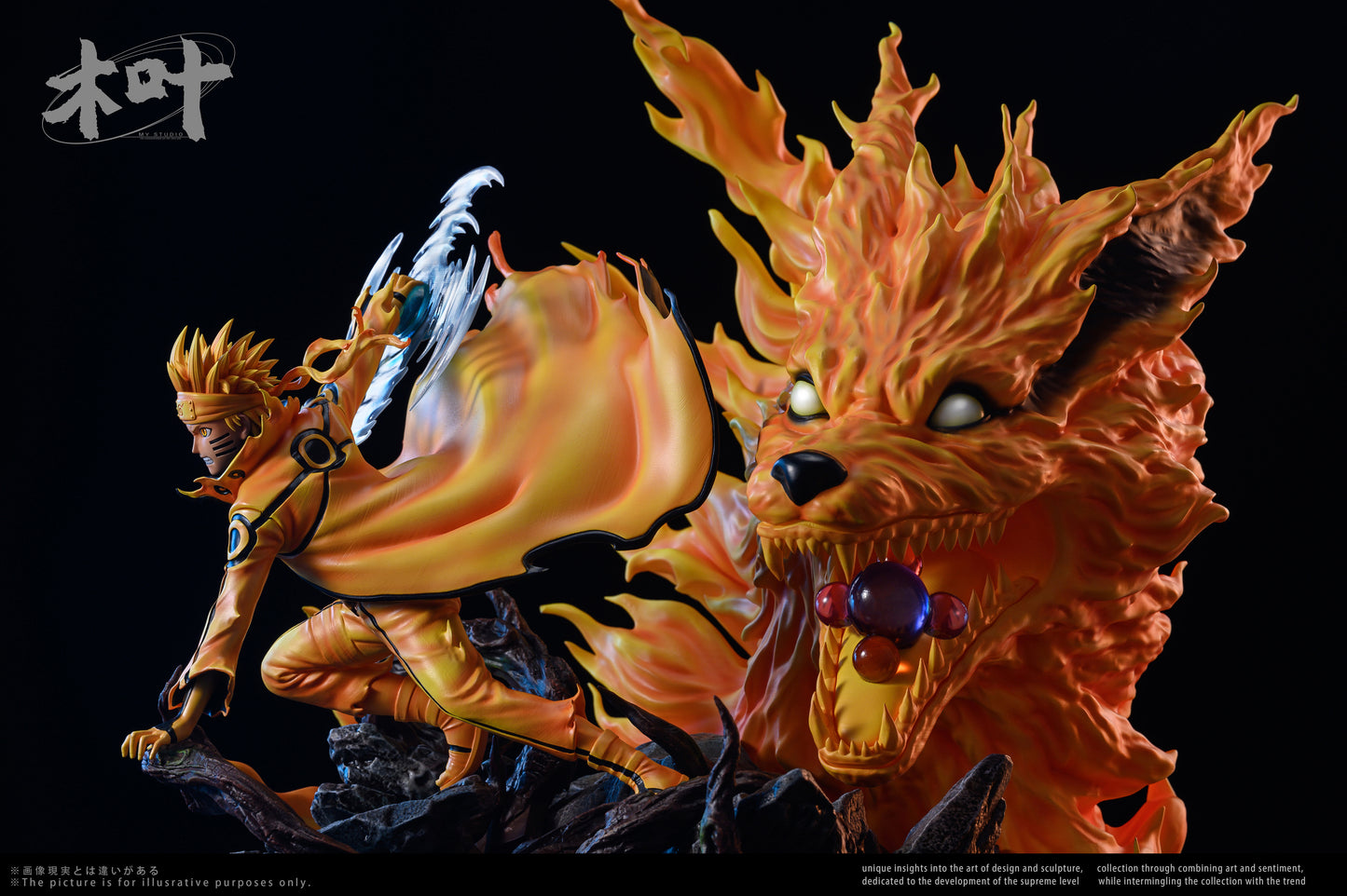 KONOHA STUDIO – NARUTO: 4TH GREAT SHINOBI WAR KURAMA CHAKRA MODE NARUTO [SOLD OUT]
