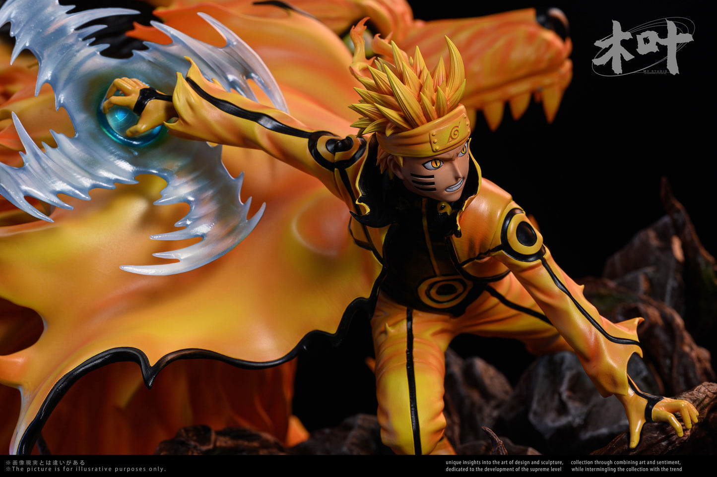 KONOHA STUDIO – NARUTO: 4TH GREAT SHINOBI WAR KURAMA CHAKRA MODE NARUTO [SOLD OUT]