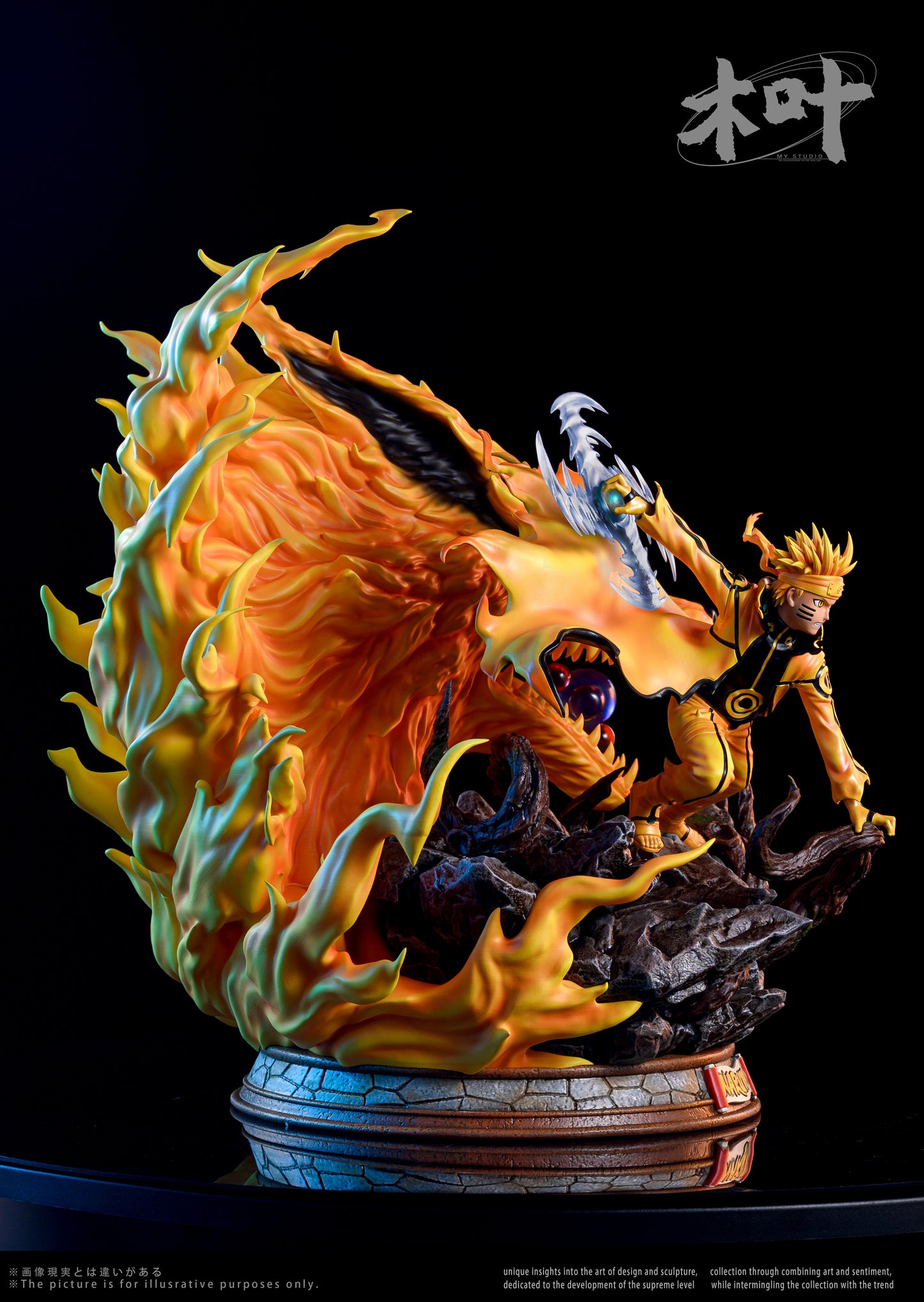 KONOHA STUDIO – NARUTO: 4TH GREAT SHINOBI WAR KURAMA CHAKRA MODE NARUTO [SOLD OUT]