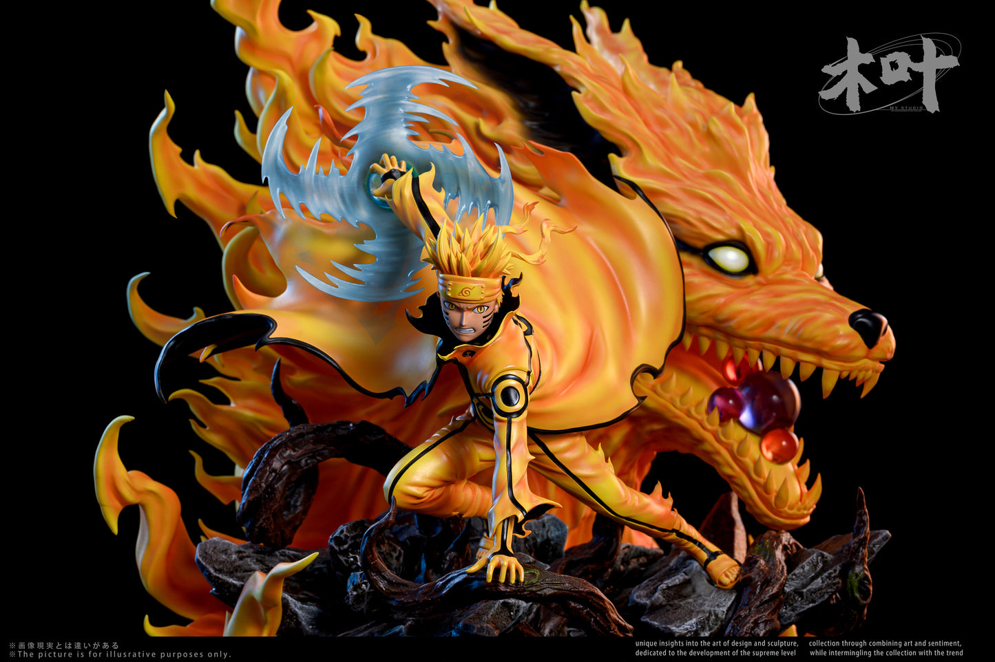 KONOHA STUDIO – NARUTO: 4TH GREAT SHINOBI WAR KURAMA CHAKRA MODE NARUTO [SOLD OUT]