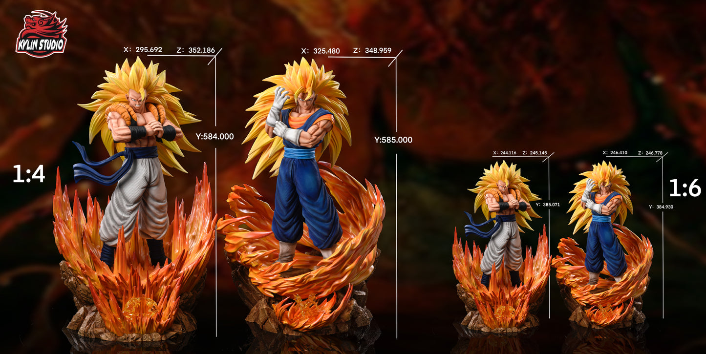 KYLIN STUDIO – DRAGON BALL Z: SUPER SAIYAN 3 SERIES, GOGETA AND VEGETTO [SOLD OUT]
