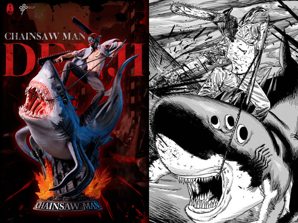 LC STUDIO – CHAINSAW MAN: HYBRID FORM DENJI RIDING SHARK FIEND BEAM [I ...