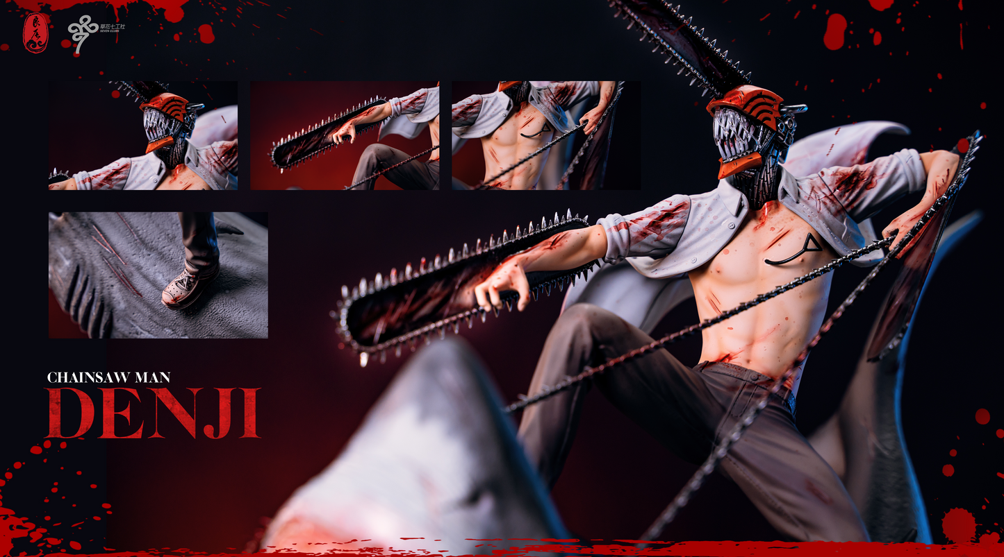 LC STUDIO – CHAINSAW MAN: HYBRID FORM DENJI RIDING SHARK FIEND BEAM [IN STOCK]