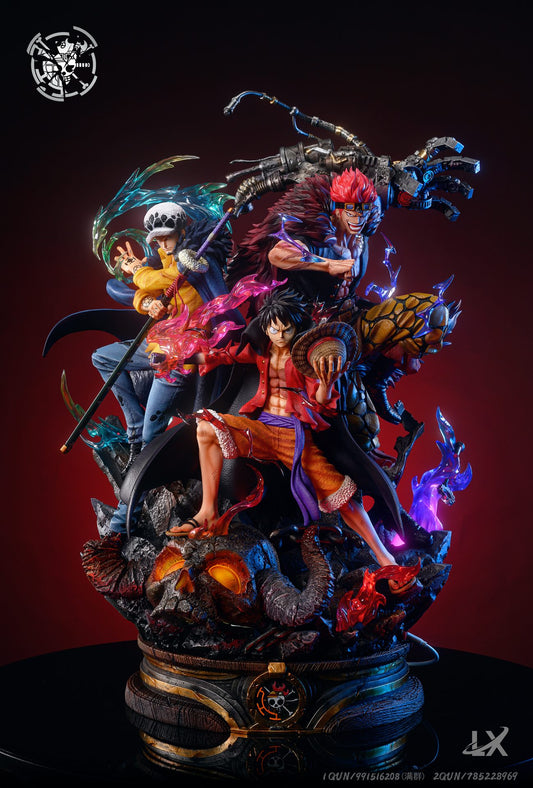LX STUDIO – ONE PIECE: THE THREE SUPERNOVA CAPTAINS, LUFFY, LAW AND KID [SOLD OUT]