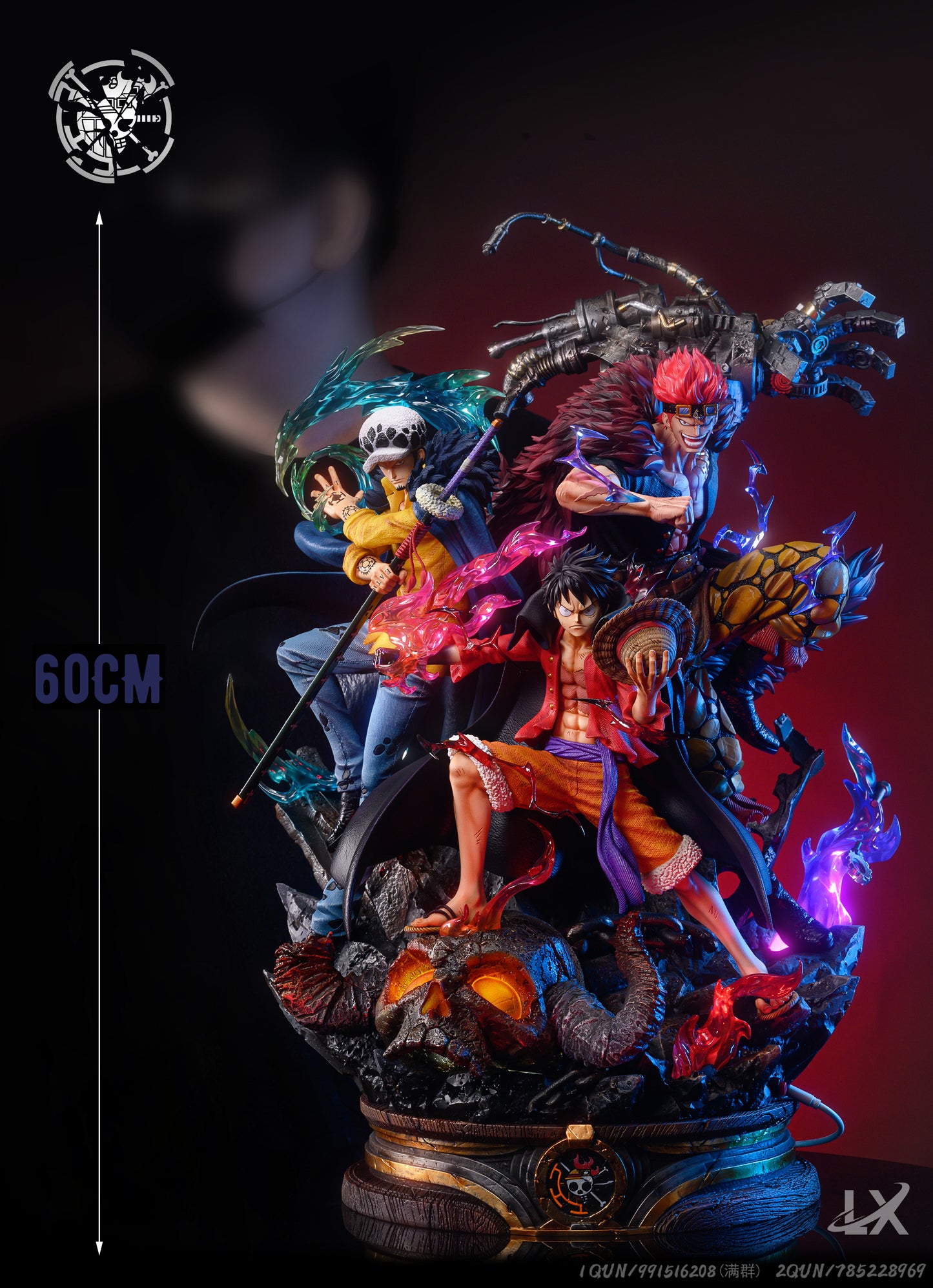LX STUDIO – ONE PIECE: THE THREE SUPERNOVA CAPTAINS, LUFFY, LAW AND KID [SOLD OUT]