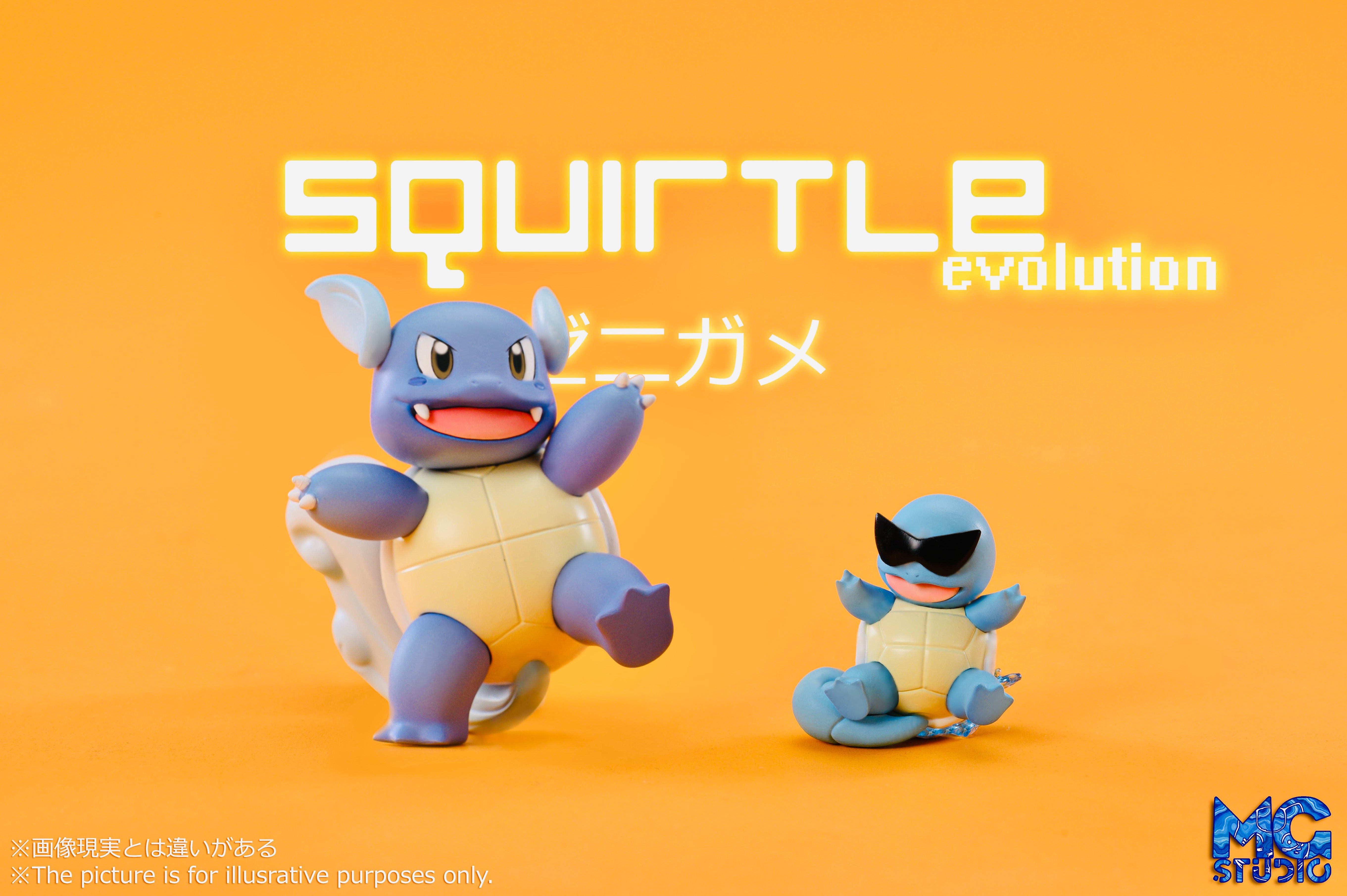 MG STUDIO – POKEMON: SCALE WORLD SERIES, BLASTOISE EVOLUTION FAMILY [I ...