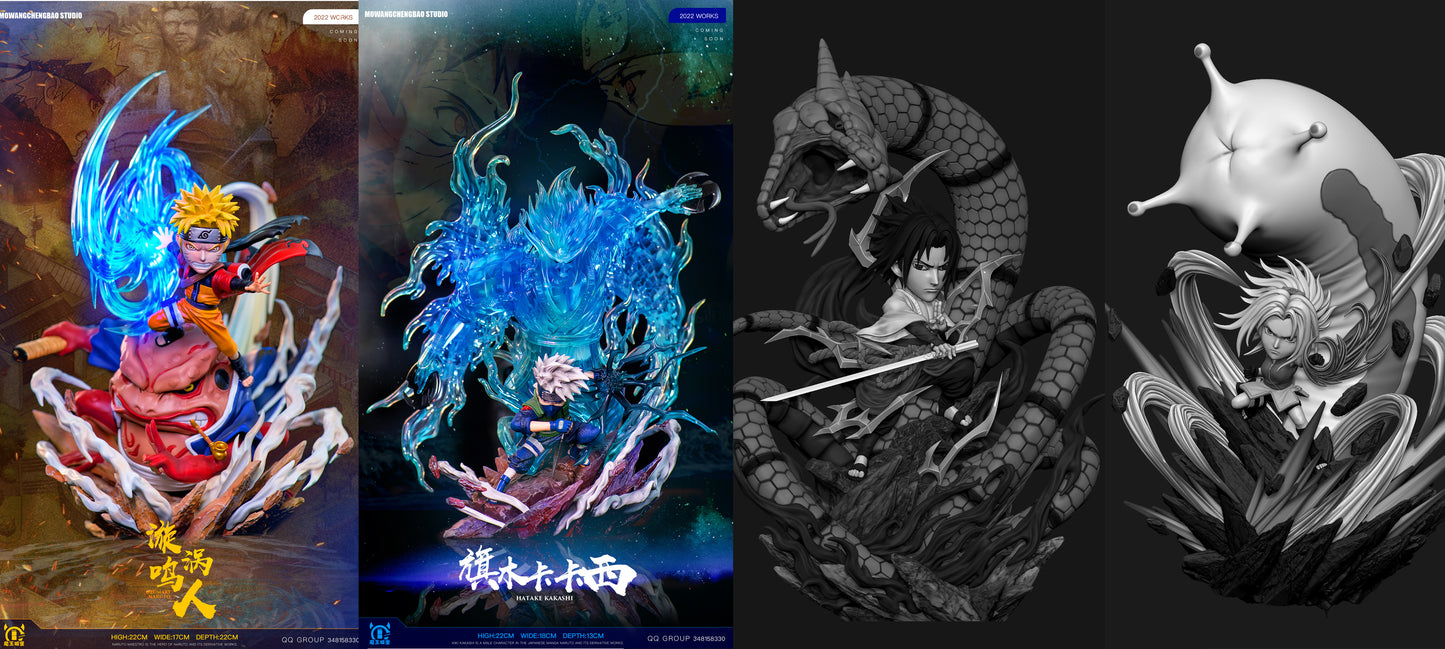MOWANGCHENGBAO STUDIO – NARUTO: TEAM 7, NARUTO UZUMAKI [IN STOCK]