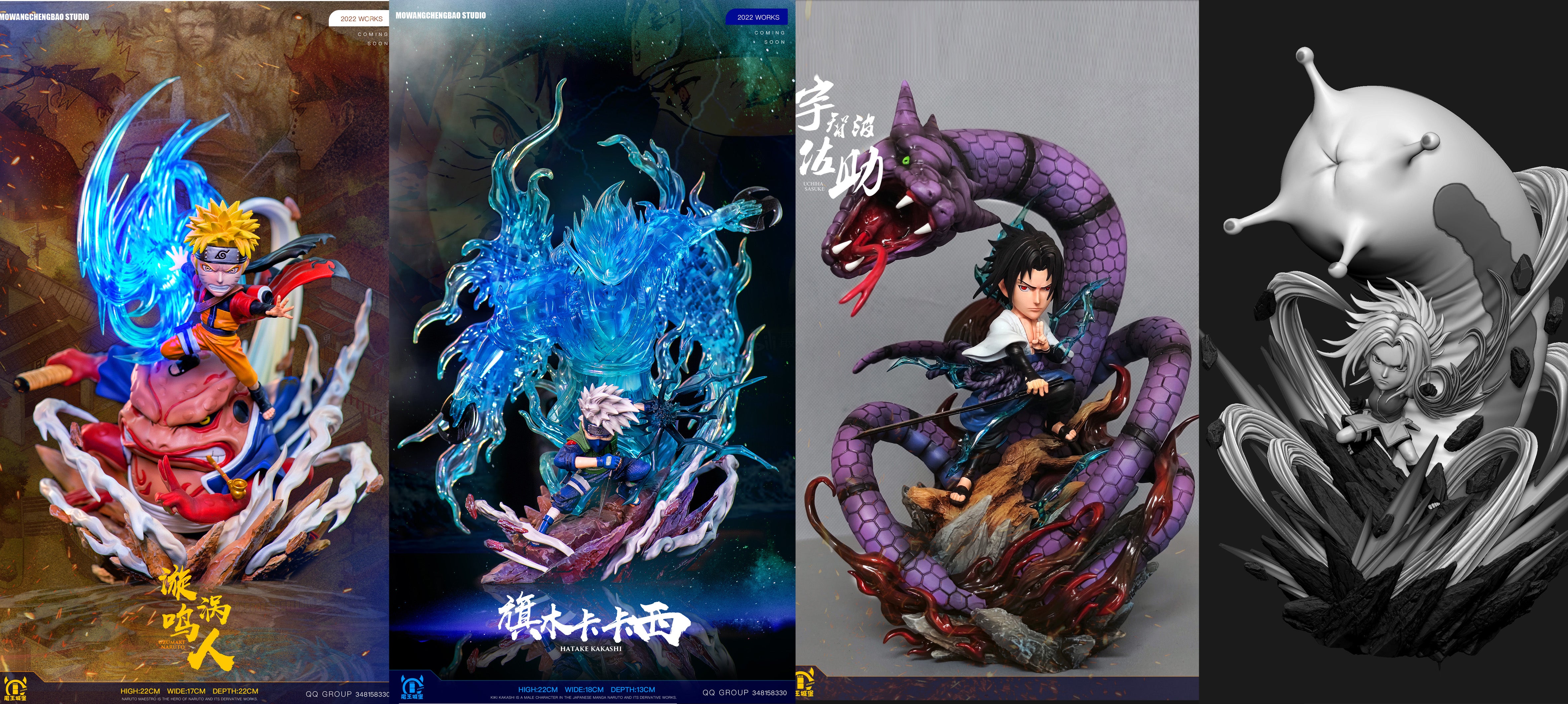 MOWANGCHENGBAO STUDIO – NARUTO: TEAM 7, SASUKE UCHIHA [IN STOCK
