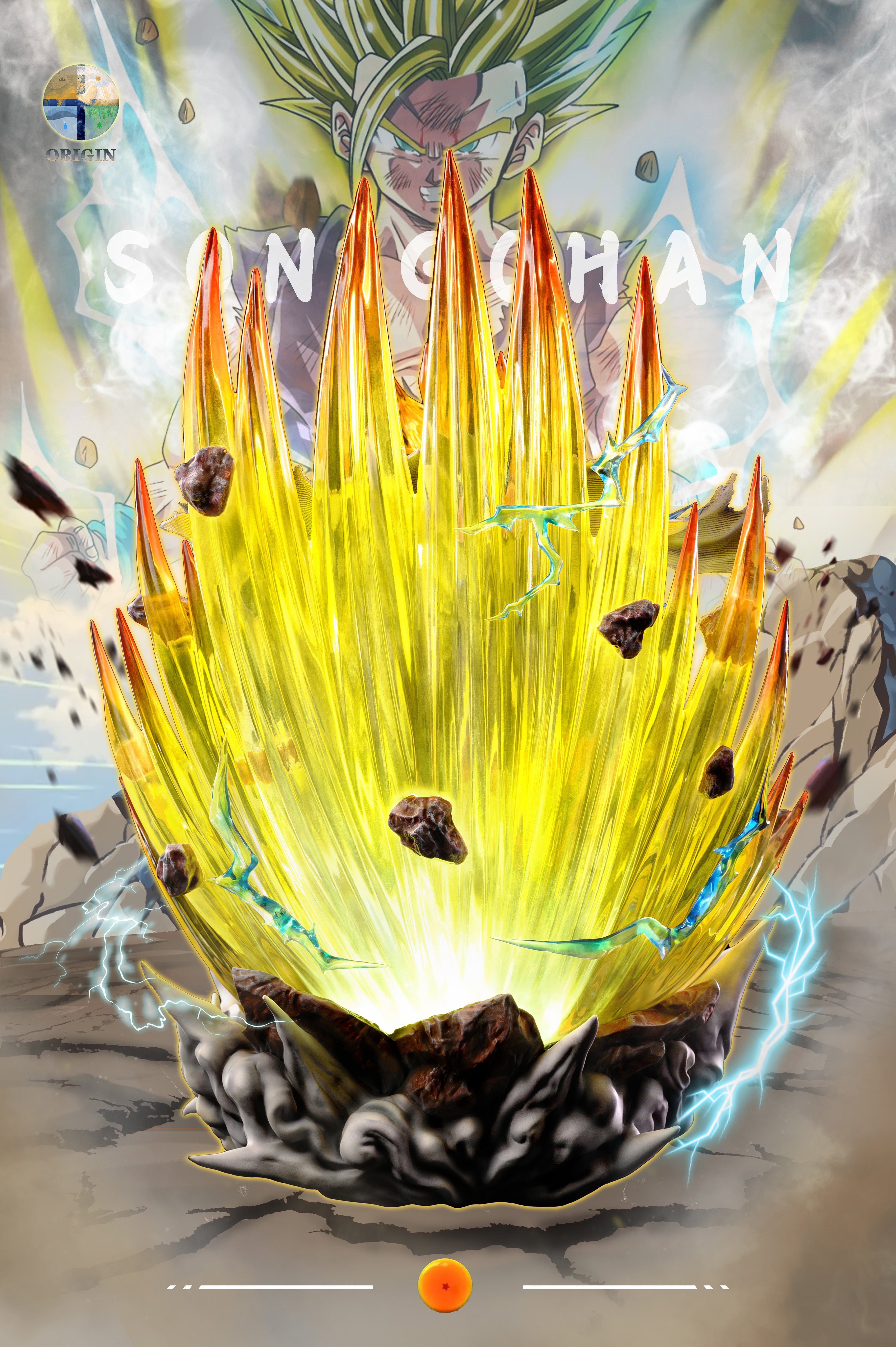 ORIGIN STUDIO – DRAGON BALL Z: SUPER SAIYAN 2 GOHAN [DISCONTINUED
