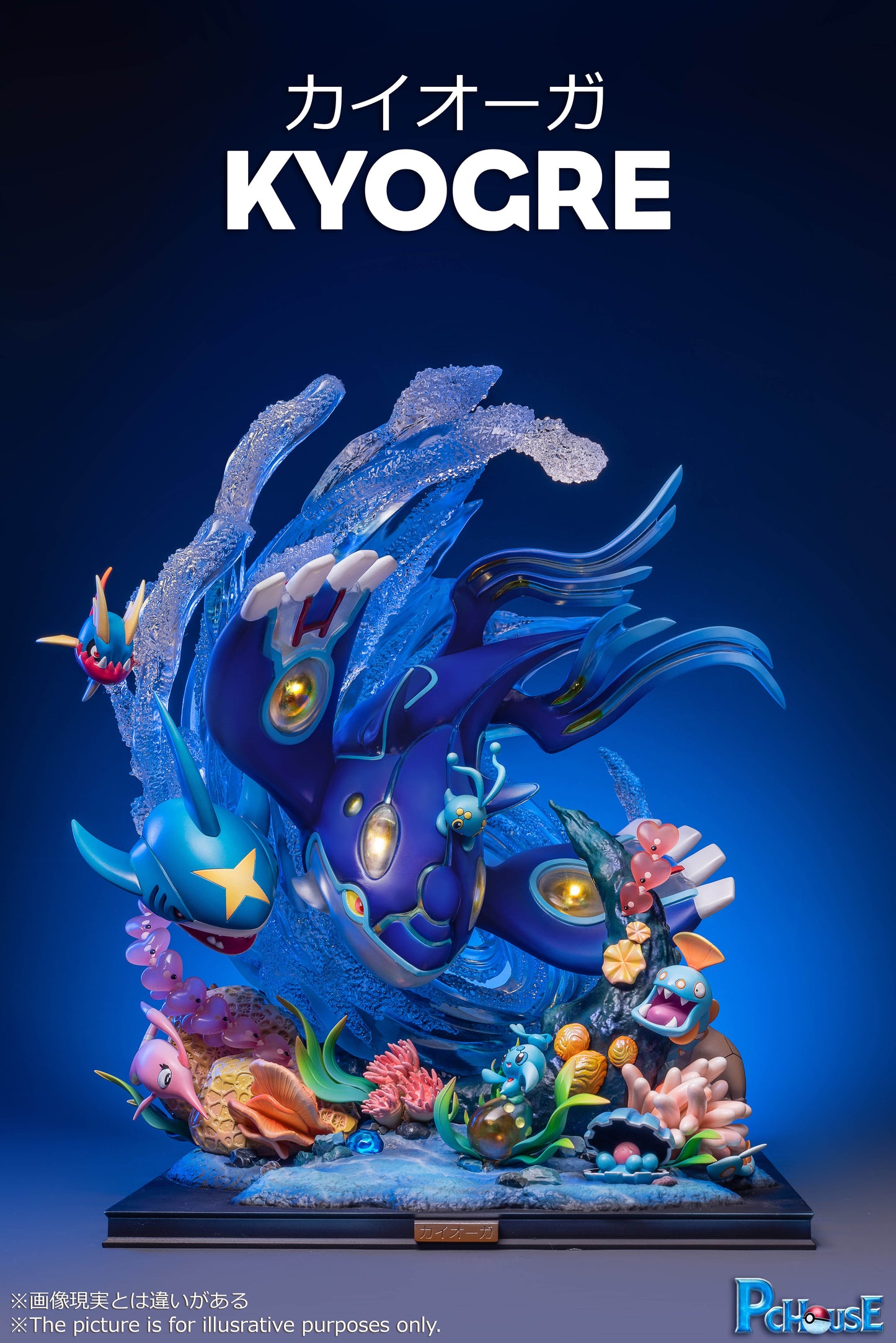 PC HOUSE STUDIO – POKEMON: DEEP SEA SERIES, PRIMAL REVERSION KYOGRE [SOLD OUT]
