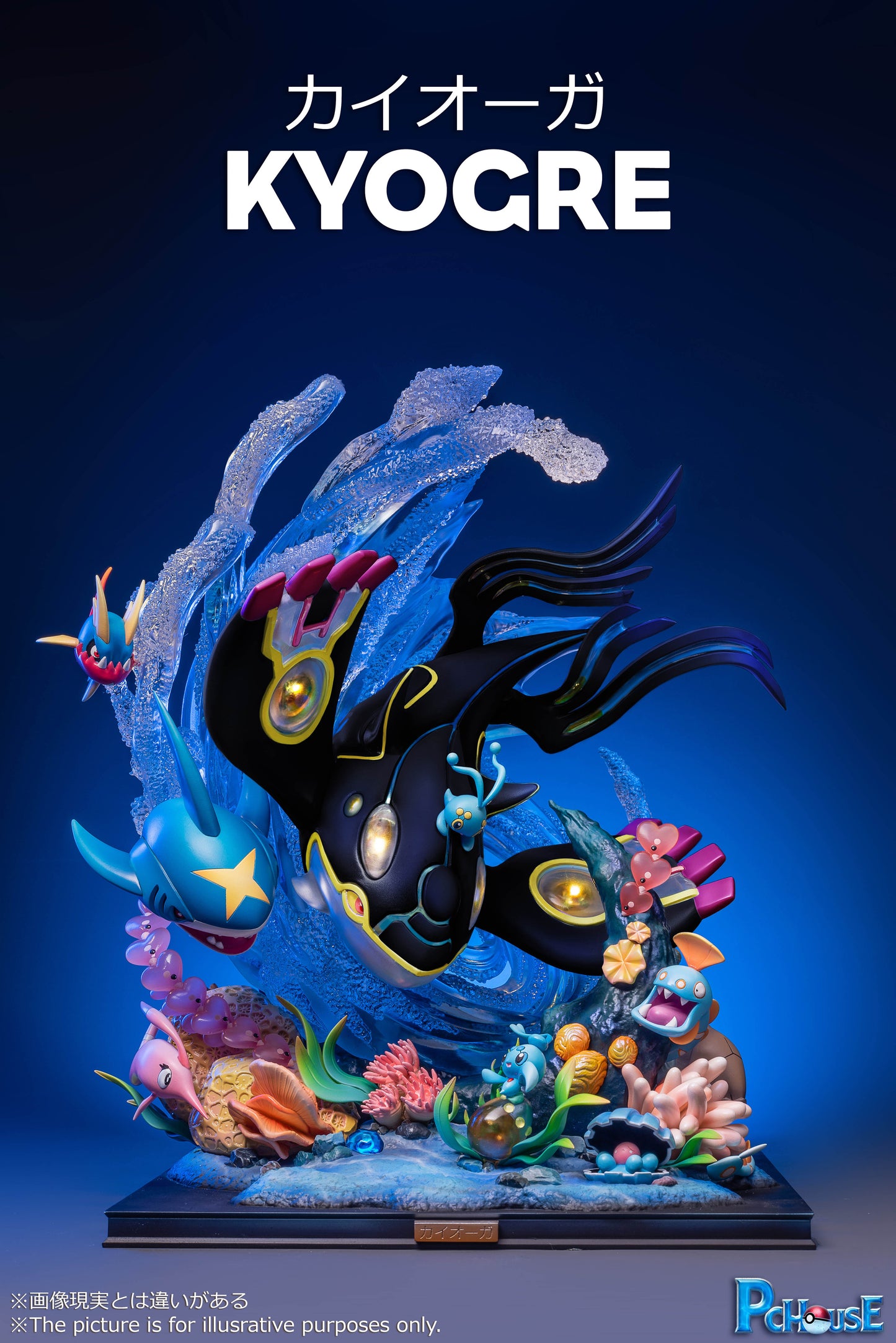 PC HOUSE STUDIO – POKEMON: DEEP SEA SERIES, PRIMAL REVERSION KYOGRE [SOLD OUT]