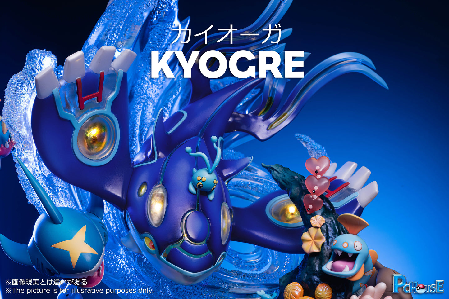 PC HOUSE STUDIO – POKEMON: DEEP SEA SERIES, PRIMAL REVERSION KYOGRE [SOLD OUT]