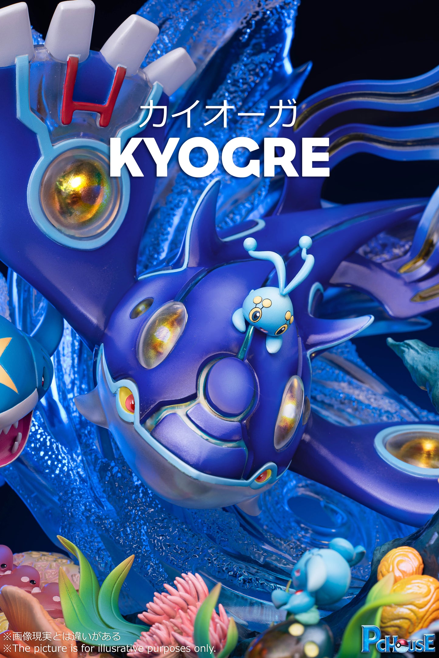 PC HOUSE STUDIO – POKEMON: DEEP SEA SERIES, PRIMAL REVERSION KYOGRE [SOLD OUT]