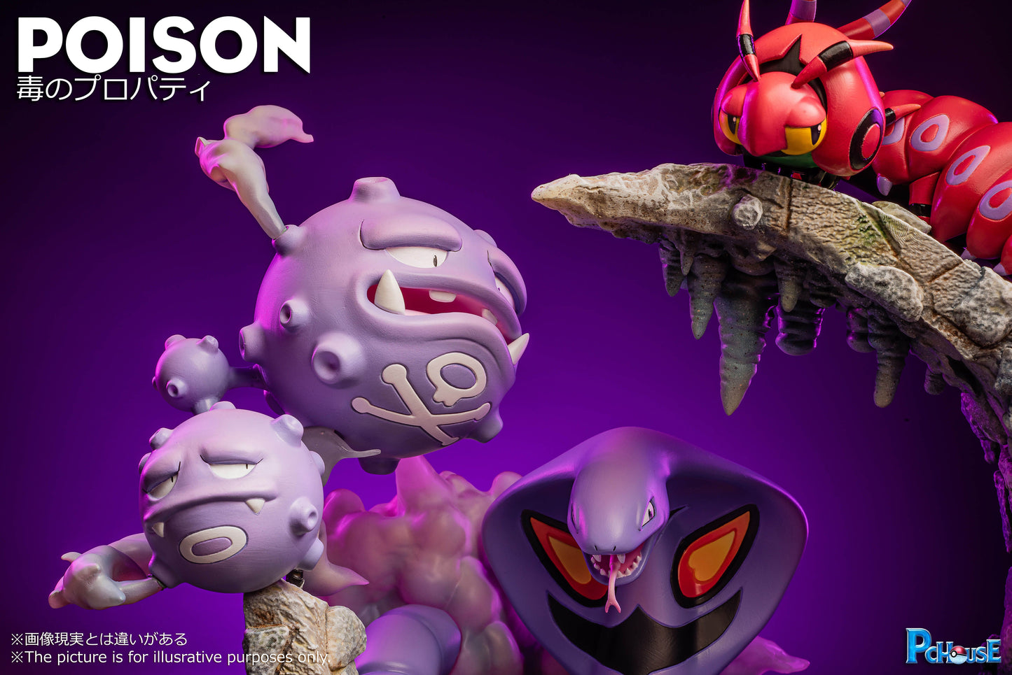 PC HOUSE STUDIO – POKEMON: TYPE SERIES 2. POISON-TYPE POKEMON [SOLD OUT]