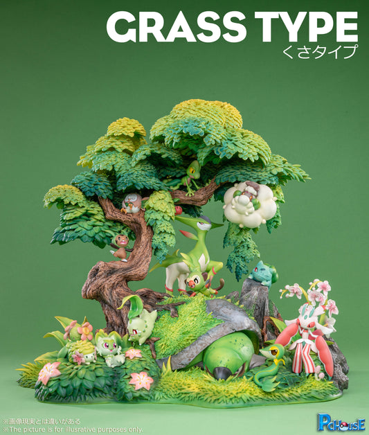PC HOUSE STUDIO – POKEMON: TYPE SERIES 5. GRASS-TYPE POKEMON [IN STOCK]