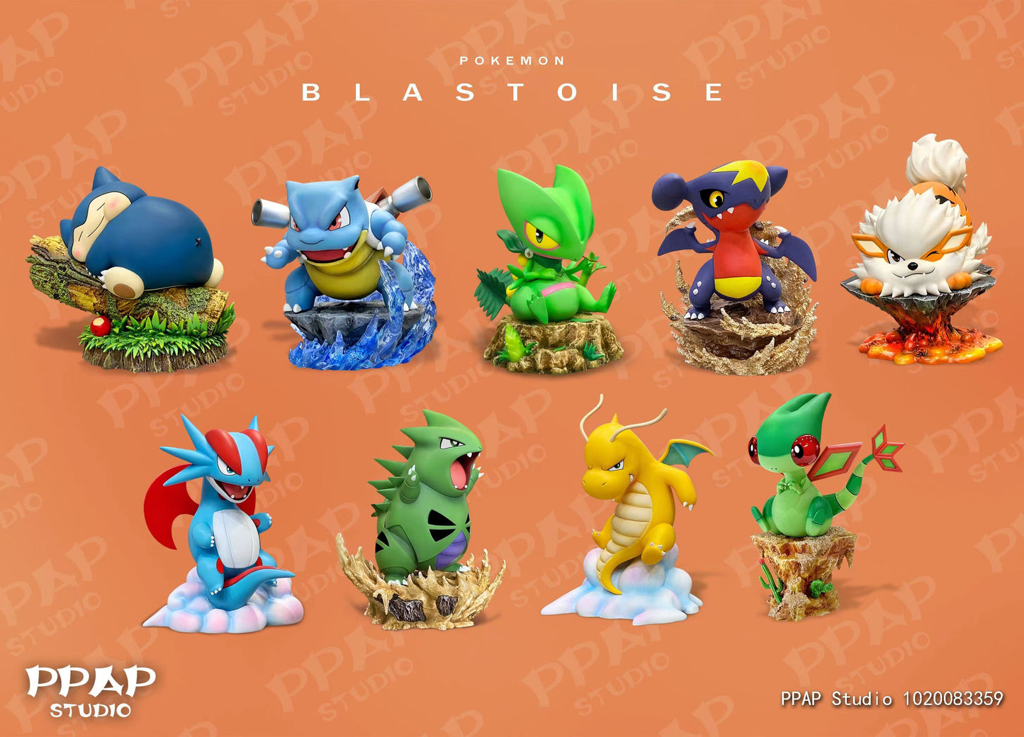 PPAP STUDIO – POKEMON: CHUBBY SERIES, SCEPTILE [SOLD OUT]