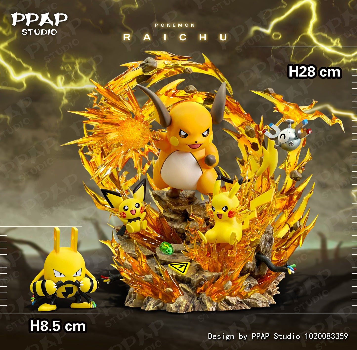 PPAP STUDIO – POKEMON: EVOLUTION SERIES, PIKACHU FAMILY [SOLD OUT]
