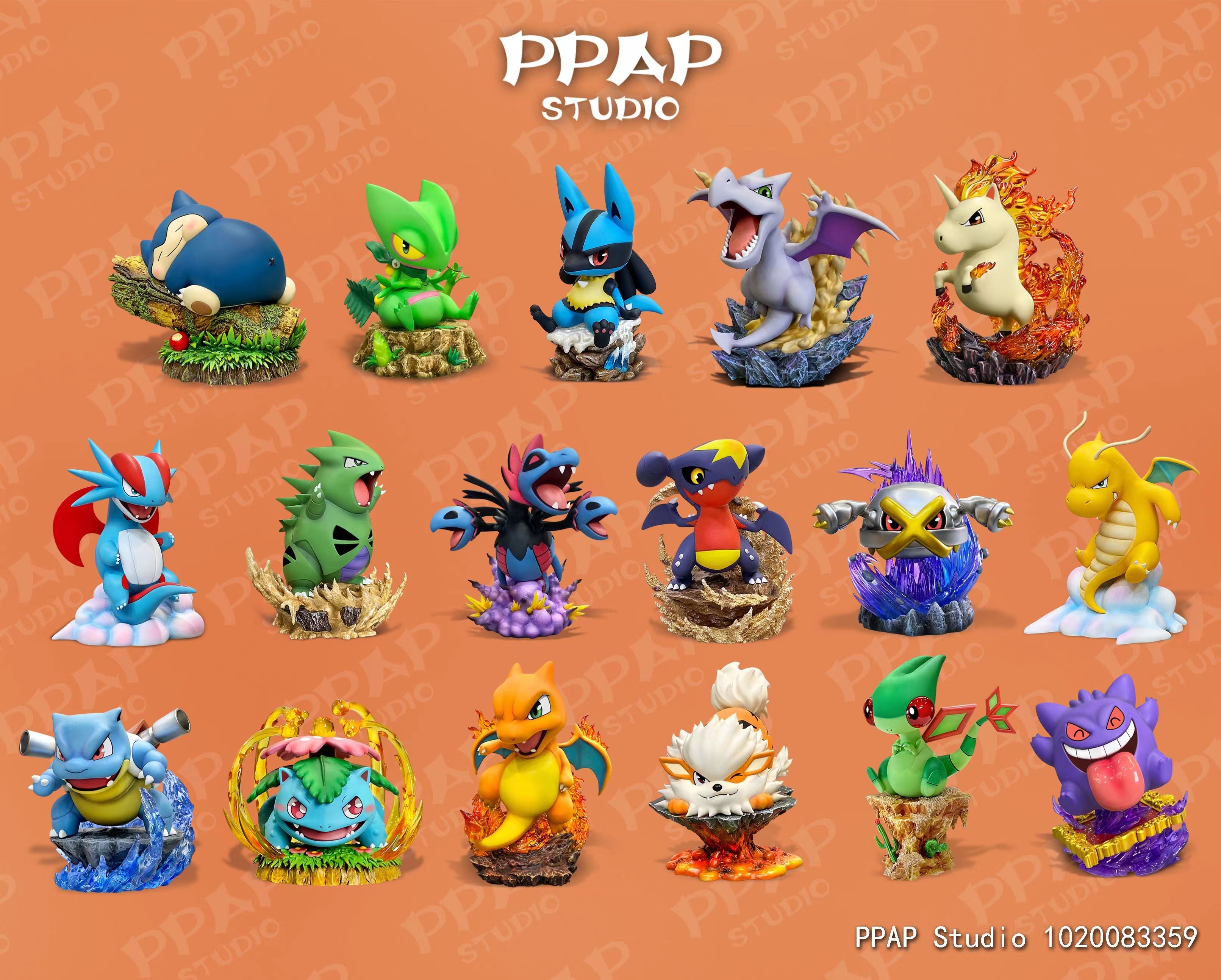PPAP STUDIO – POKEMON: CHUBBY SERIES, LUCARIO [SOLD OUT] – FF COLLECTIBLES