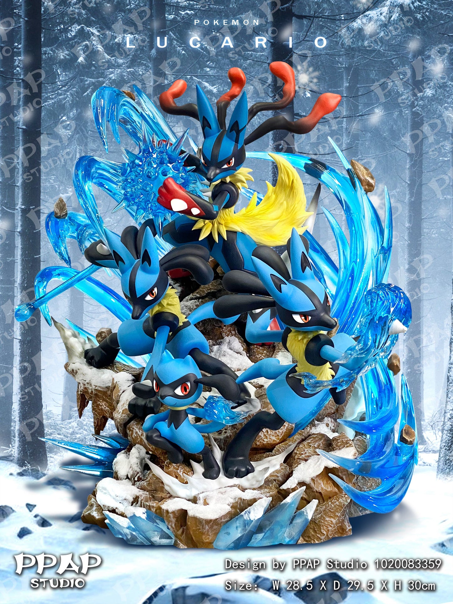 PPAP STUDIO – POKEMON: EVOLUTION SERIES, LUCARIO FAMILY [SOLD OUT]